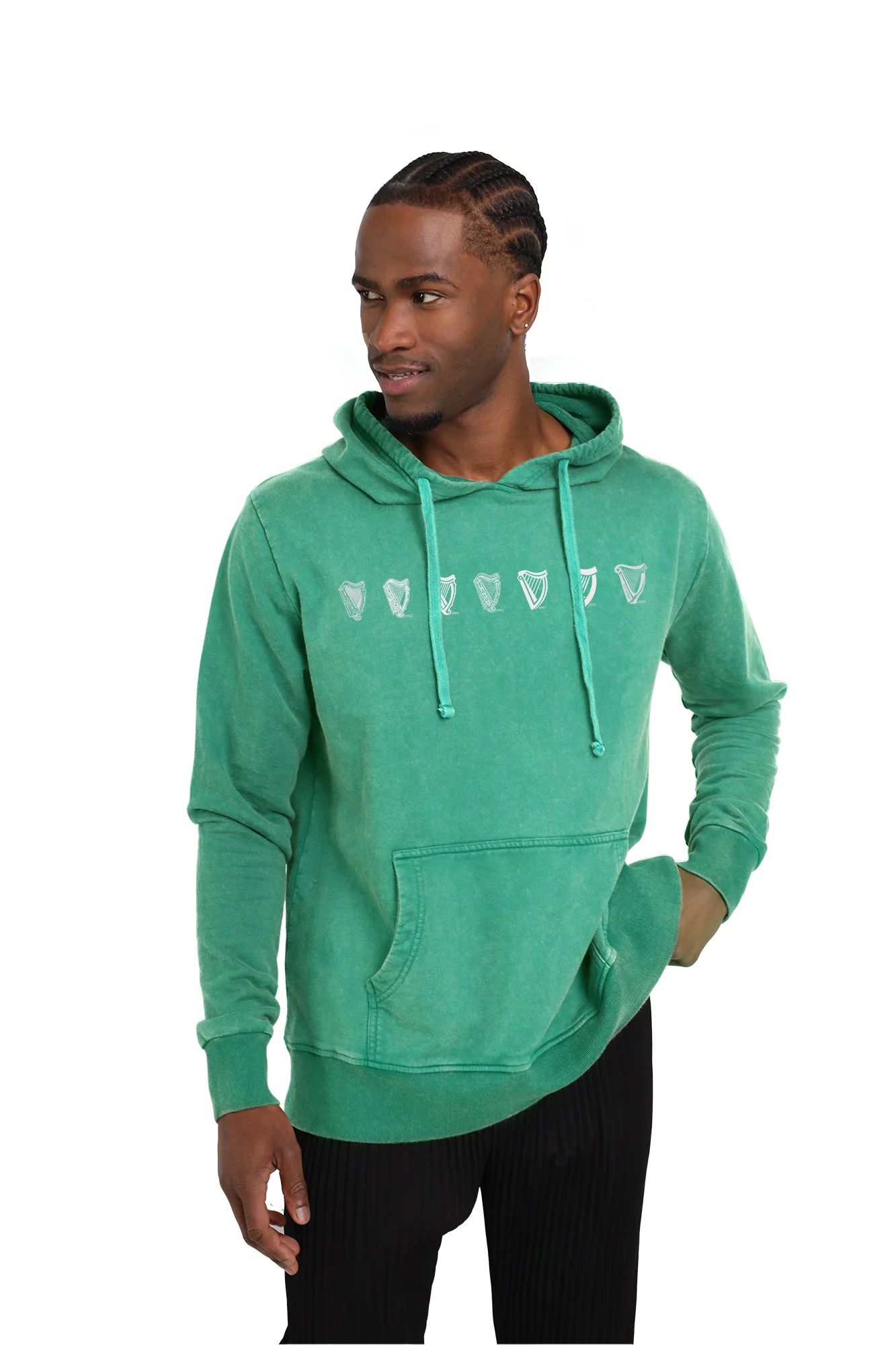 Evolution Harp Green Hoodie - Image 6