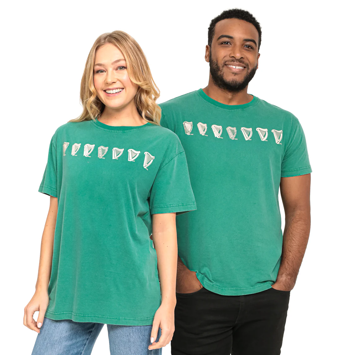 Green Evolution Harp Premium Tee - Image 4