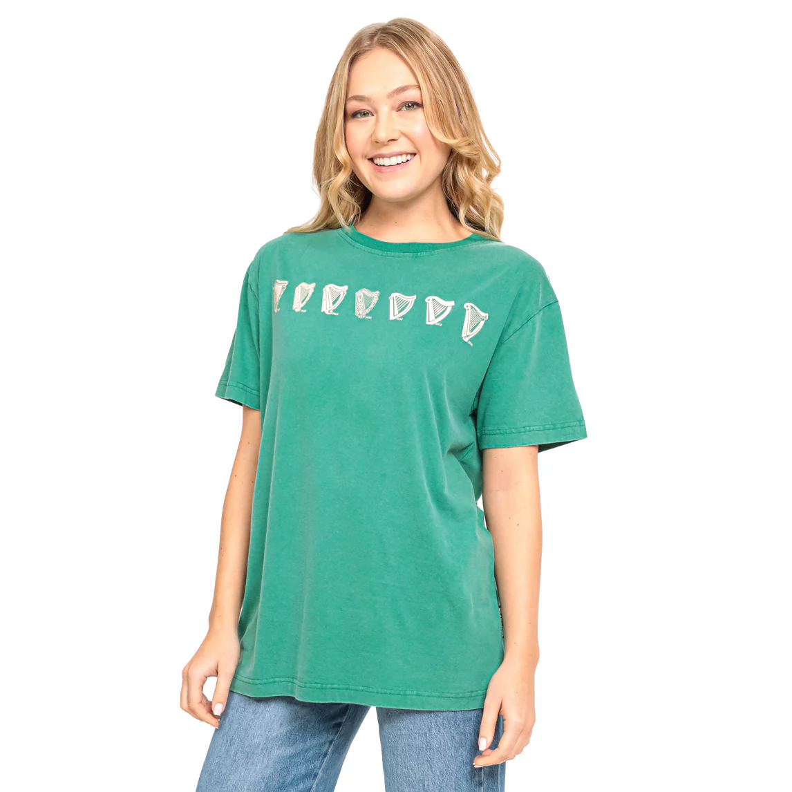 Green Evolution Harp Premium Tee - Image 5
