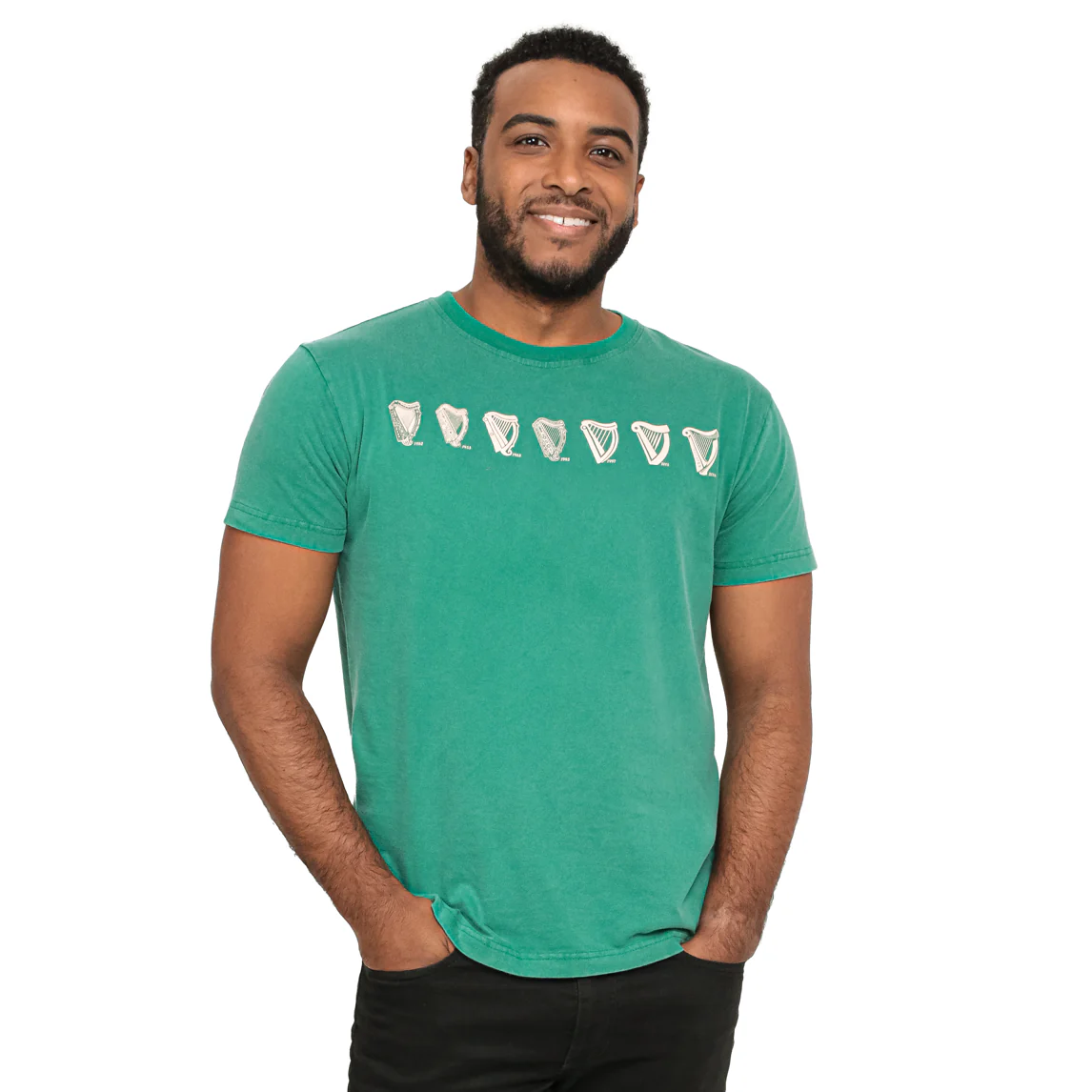 Green Evolution Harp Premium Tee - Image 6