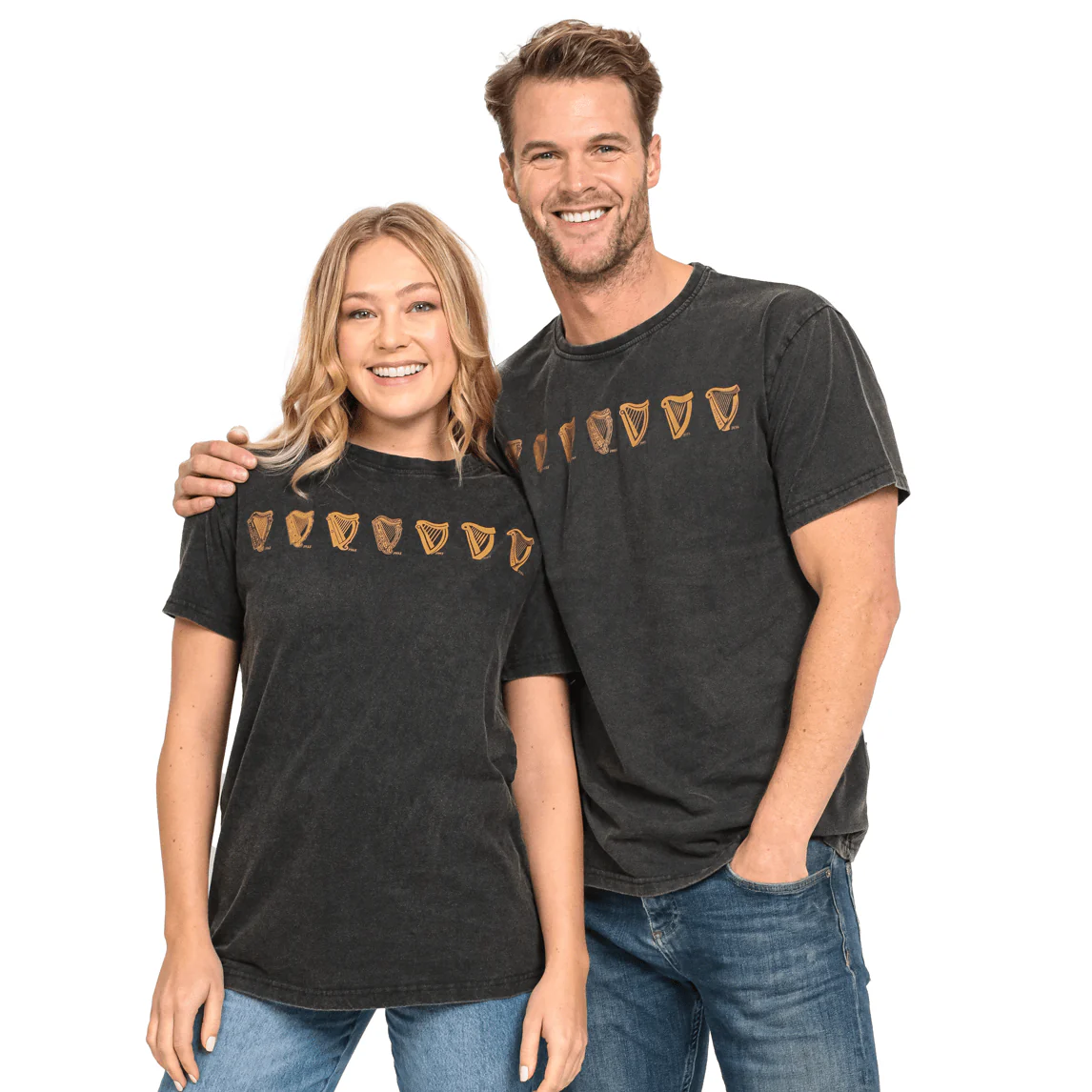 Black Evolution Harp Premium Tee - Image 4