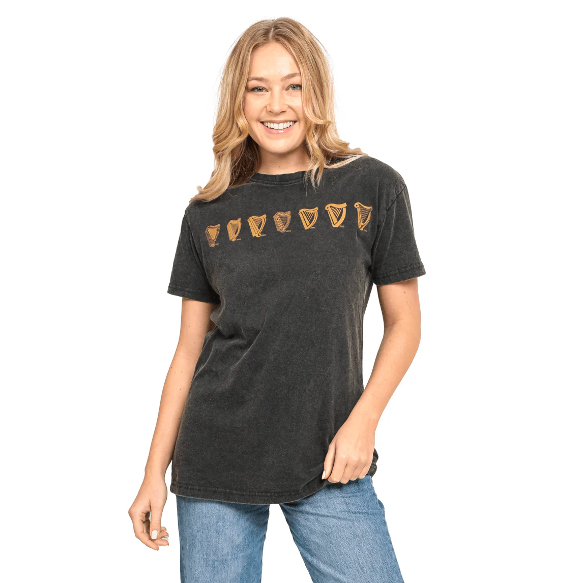 Black Evolution Harp Premium Tee - Image 7