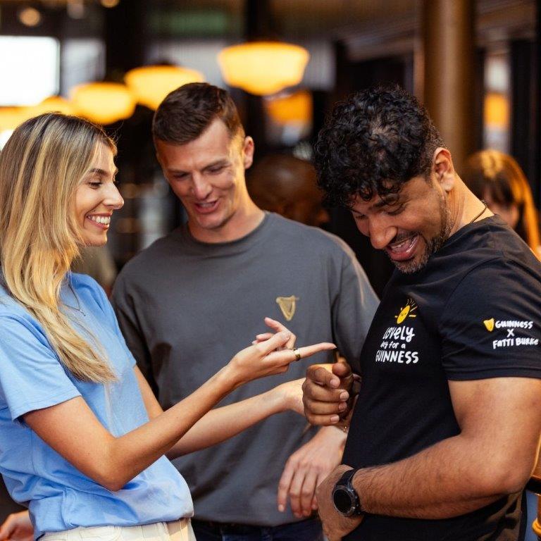 FATTI BURKE "LOVELY DAY FOR A GUINNESS" BLACK TEE - Image 6