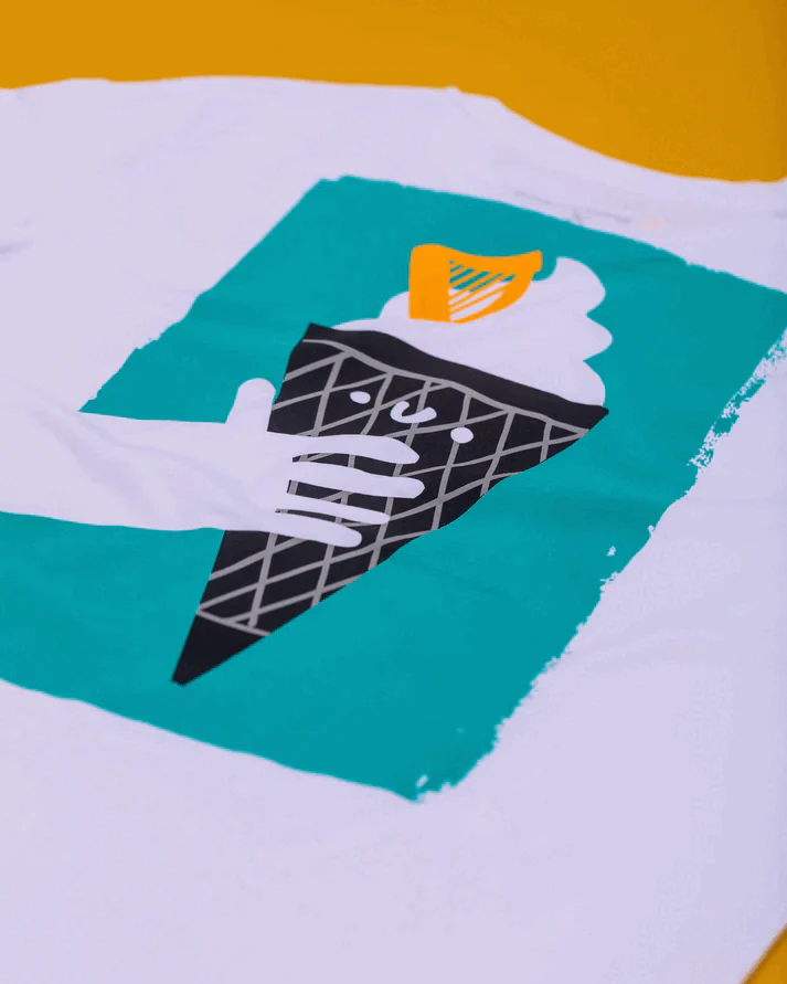 FATTI BURKE "LOVELY DAY FOR A GUINNESS" ICE CREAM TEE - Image 3