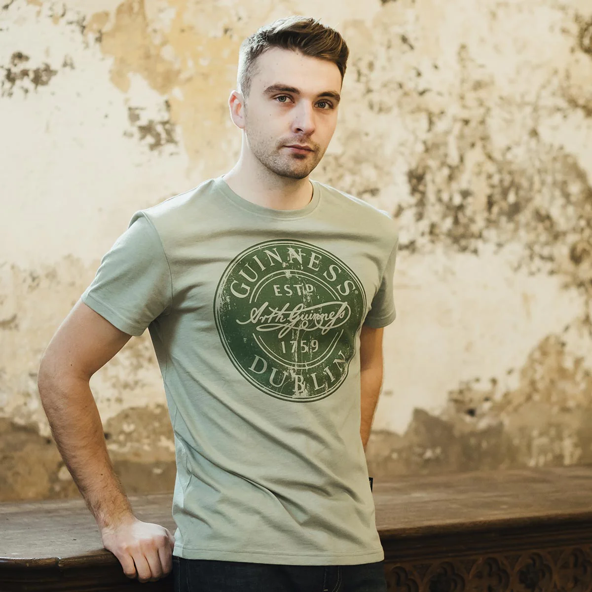 Guinness Green Bottle Cap Tee - Image 6