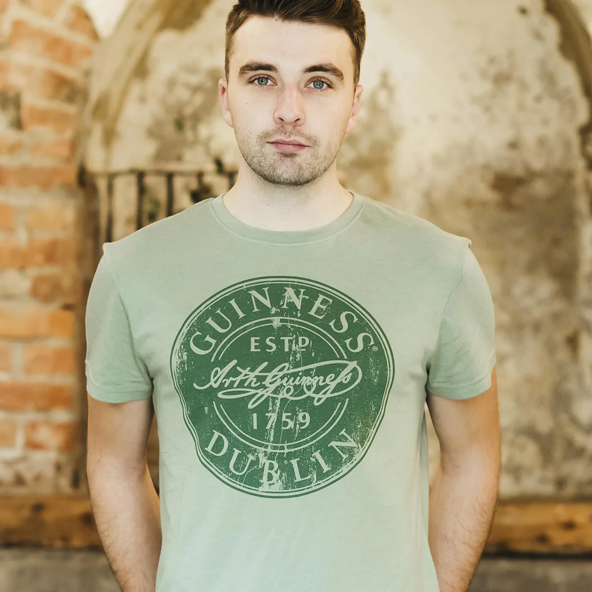 Guinness Green Bottle Cap Tee - Image 7