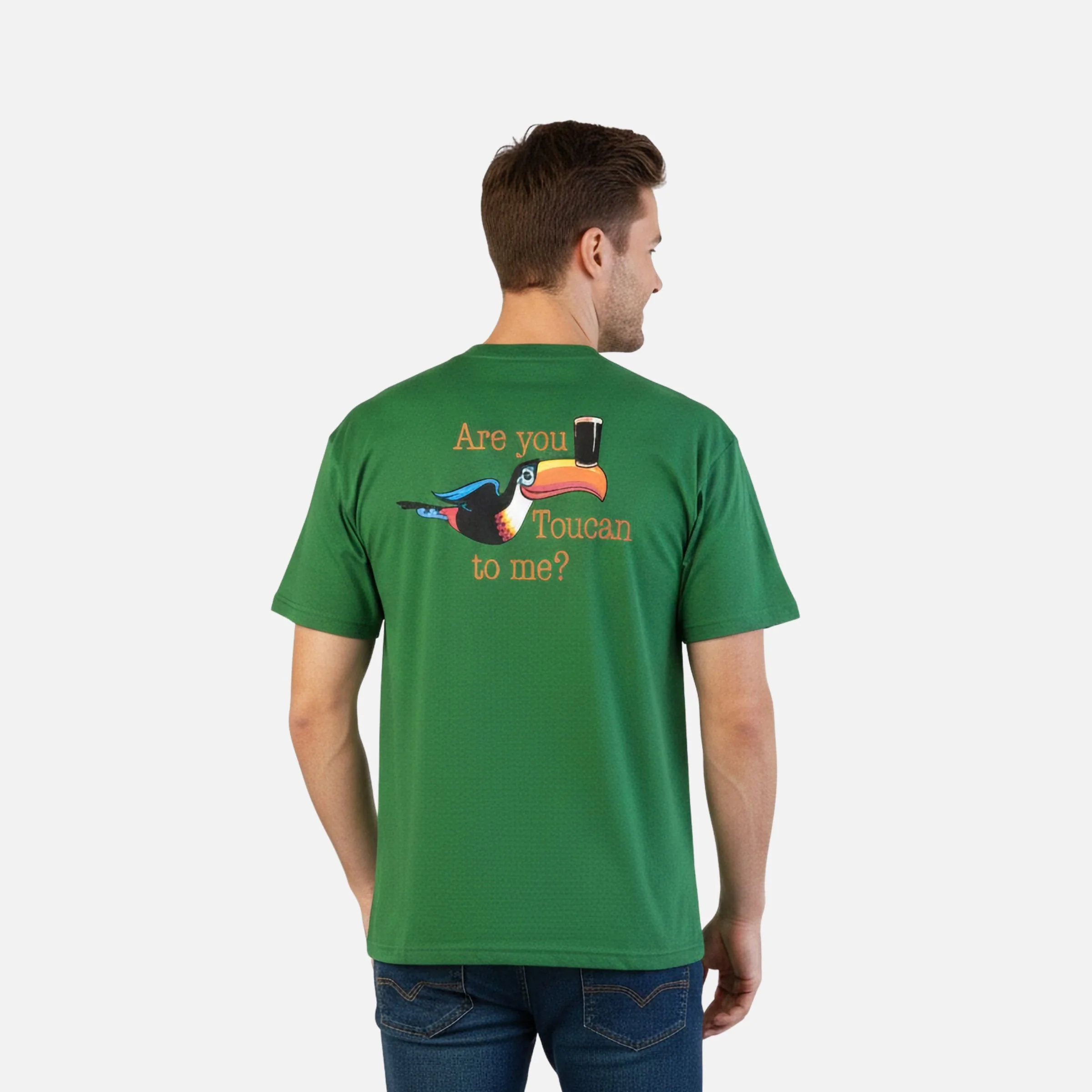 Guinness Are you Toucan to Me Tee - Green - Image 2