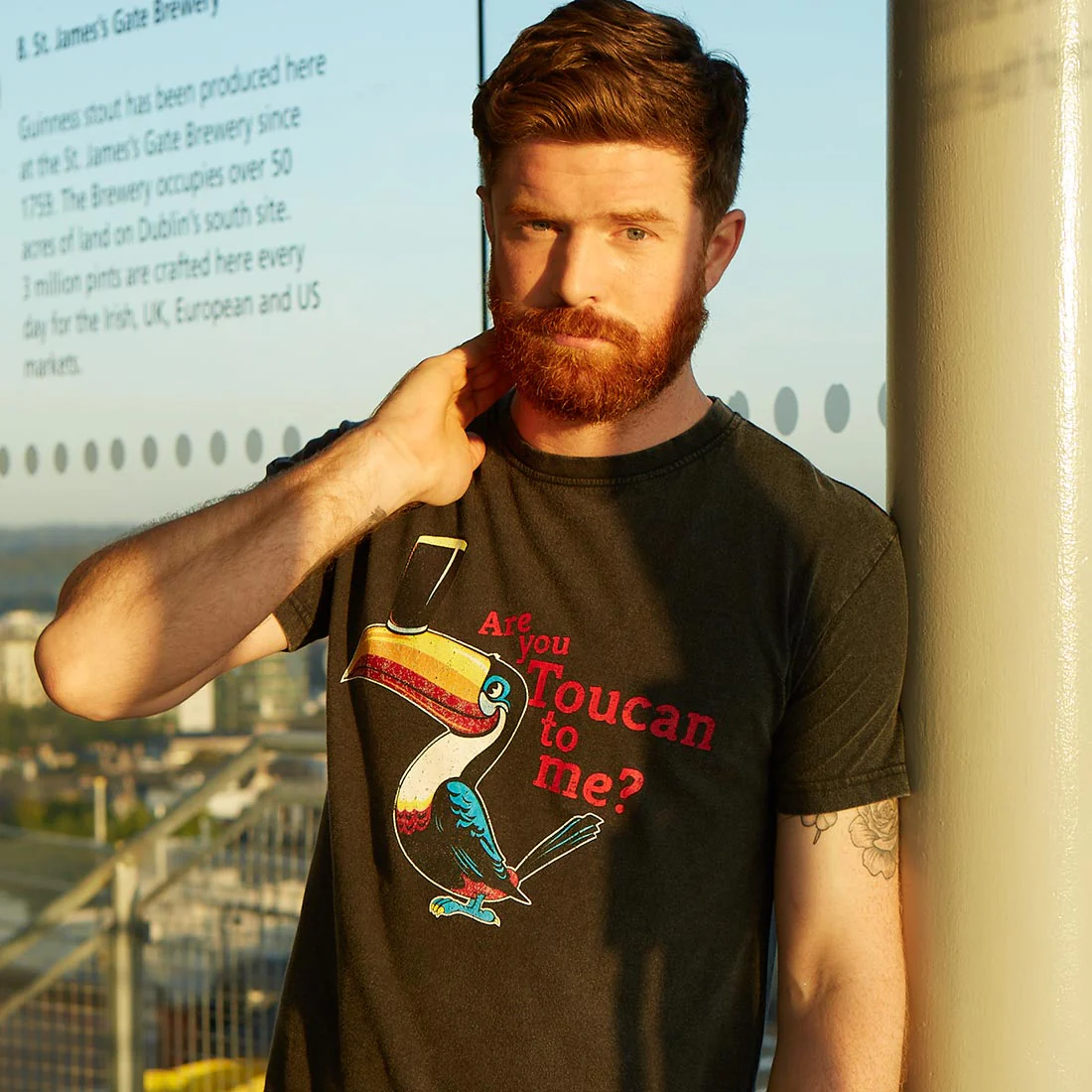 Guinness Are You Toucan To Me Tee - Grey - Image 5
