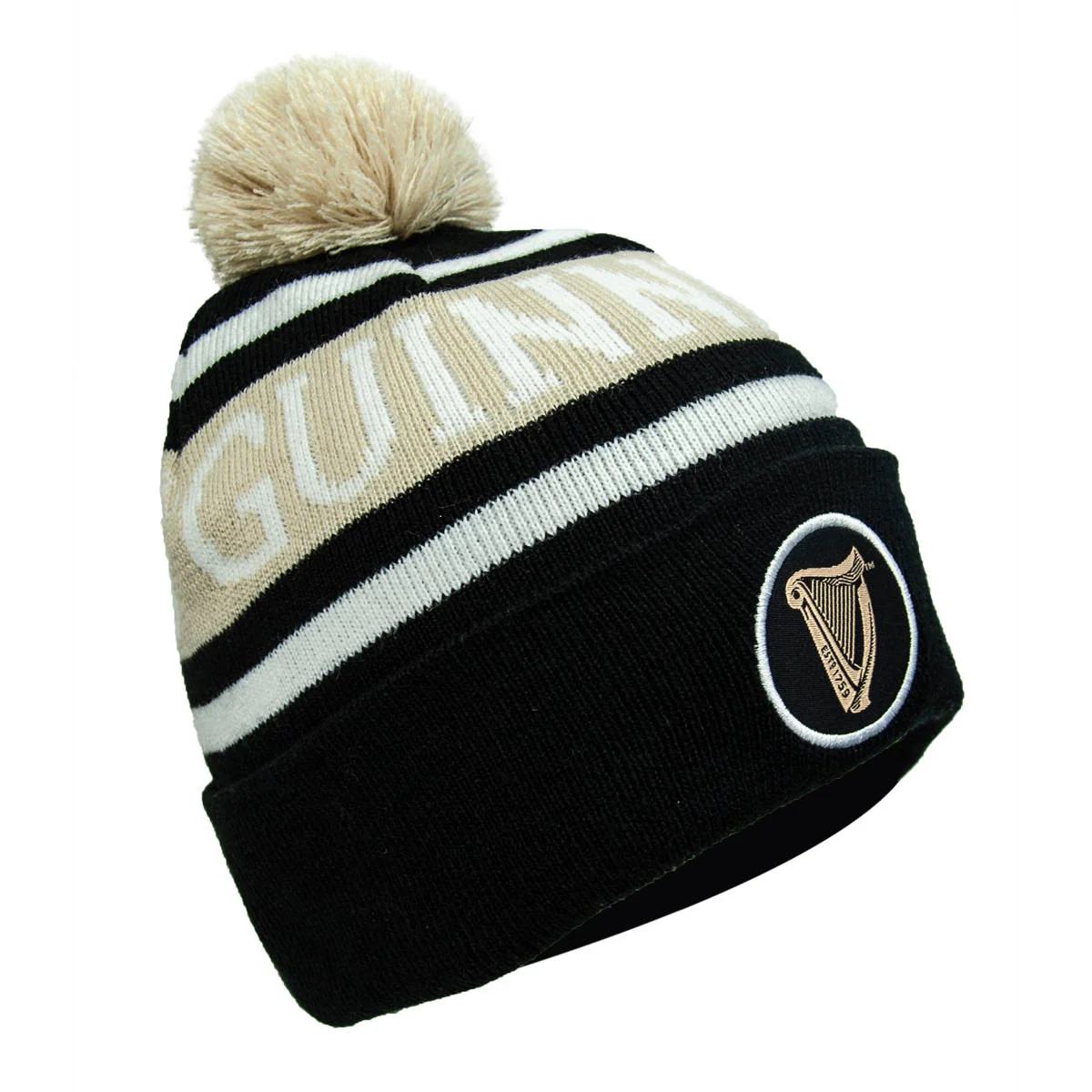 Guinness Black and White Premium Beanie - Image 3