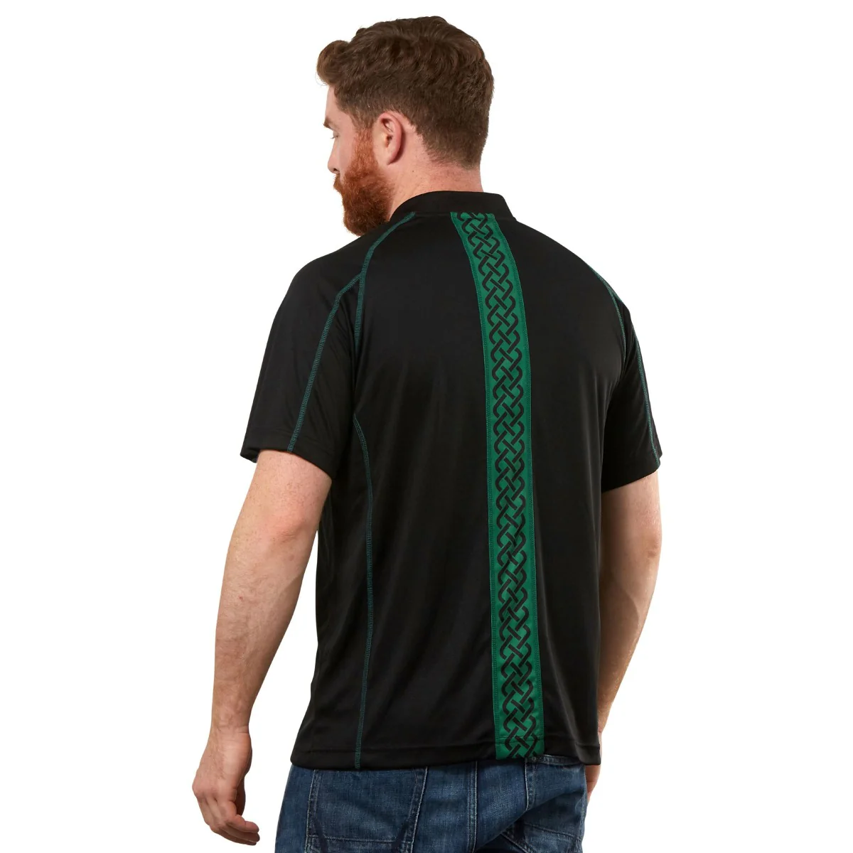 Guinness Black & Green Short Sleeve Rugby Jersey - Image 4