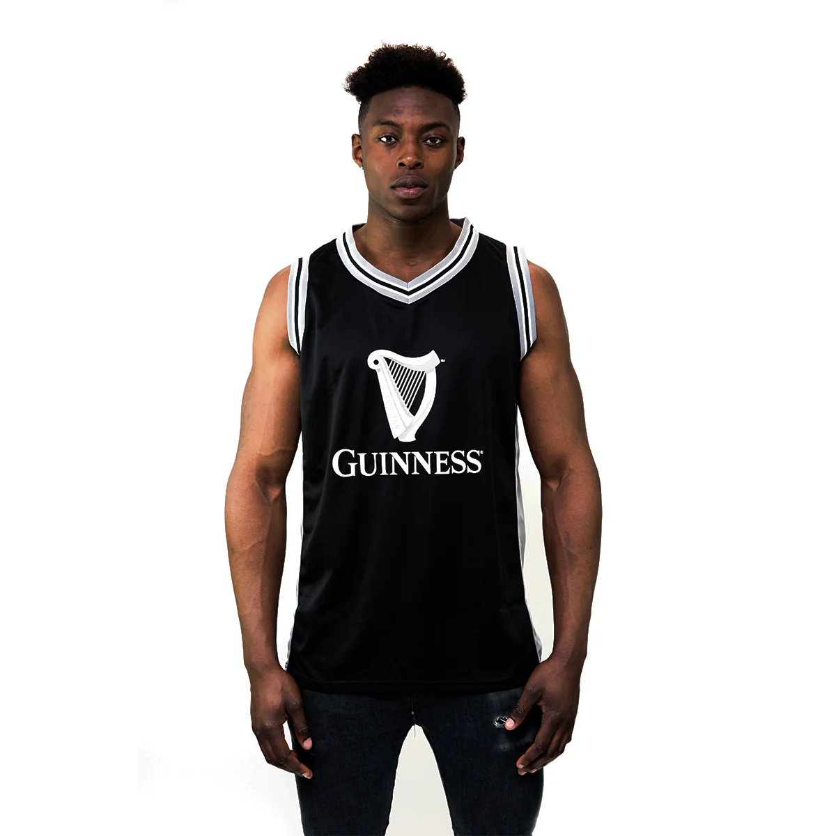 Guinness Black & Grey Basketball Jersey