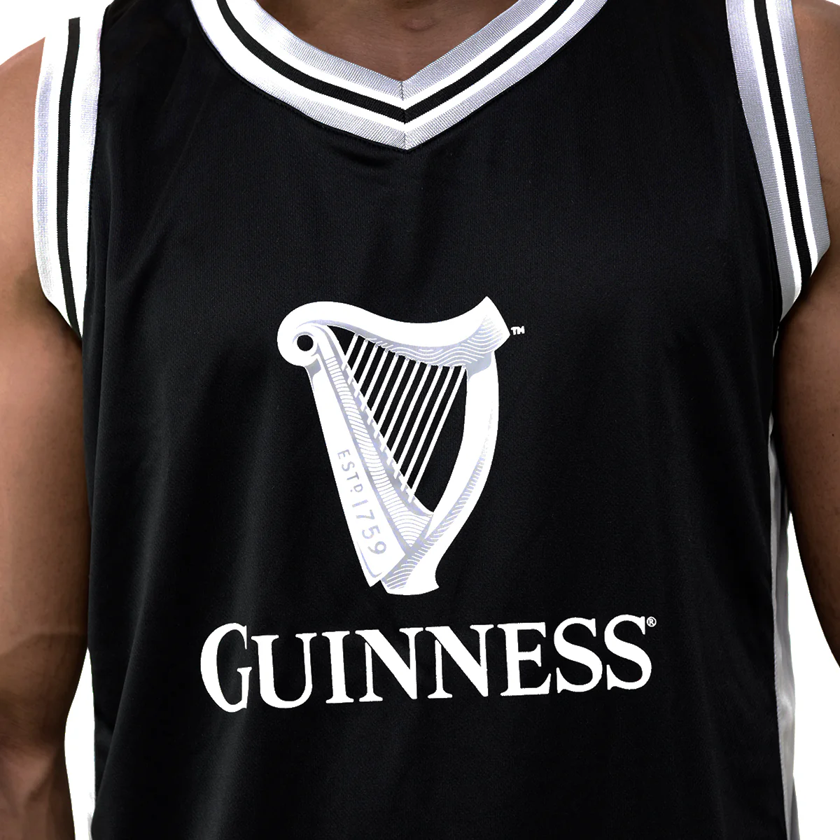 Guinness Black & Grey Basketball Jersey - Image 4