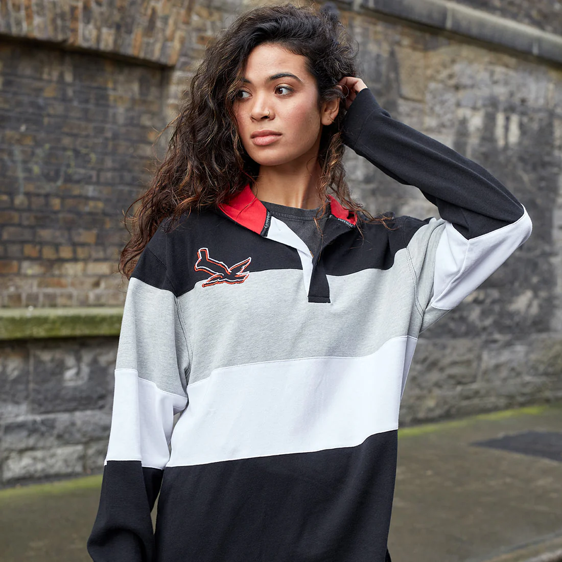 Guinness Black & Red Toucan Hooded Rugby - Image 4