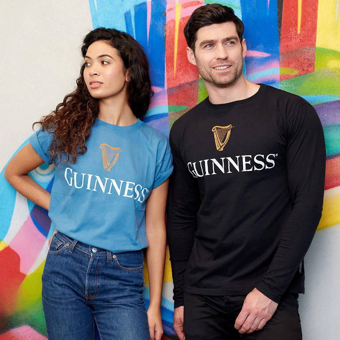 Guinness Black Trademark label Long sleeve Premium tee shirt - Image 5