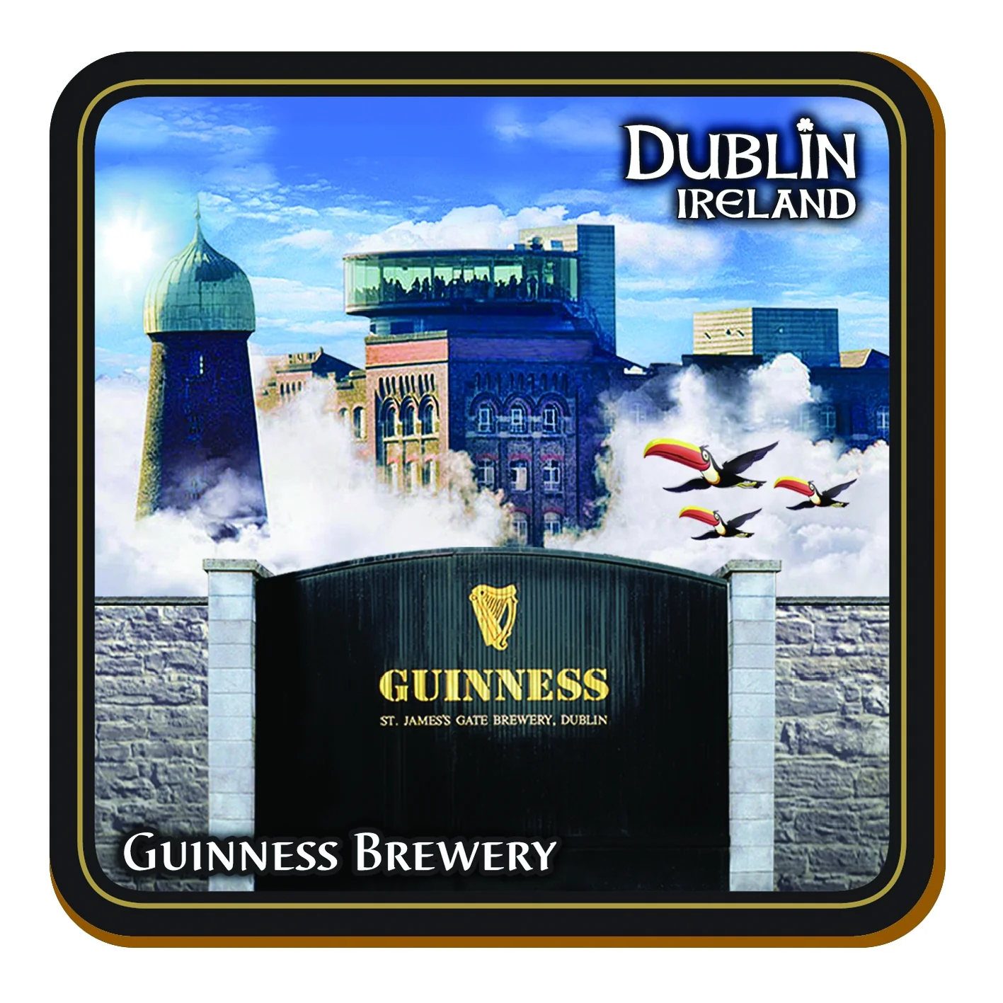 Guinness Coaster - Montage