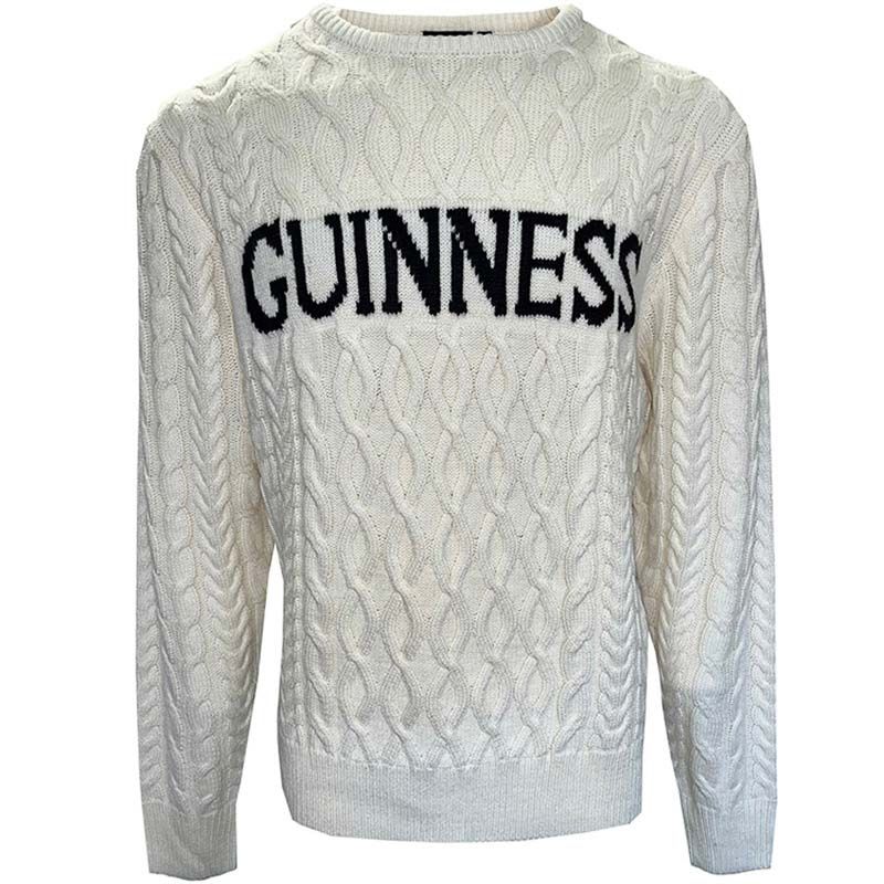 Guinness Cream Cable Knit Jumper - Image 3
