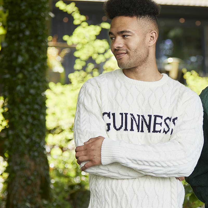 Guinness Cream Cable Knit Jumper - Image 4