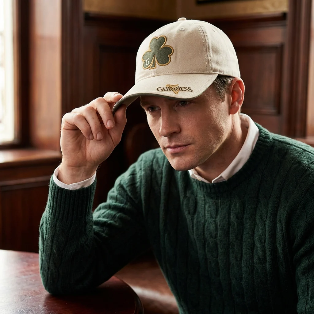 Guinness Cream Shamrock Cap - Image 4