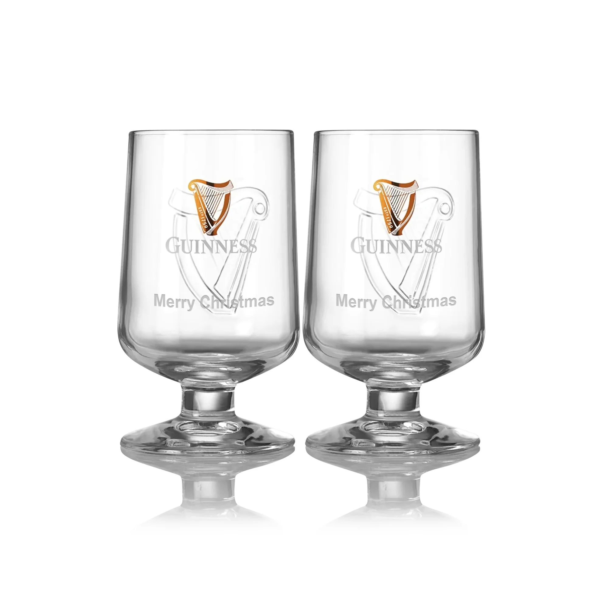 Guinness Embossed Stem Glass 2 Pack - Image 8