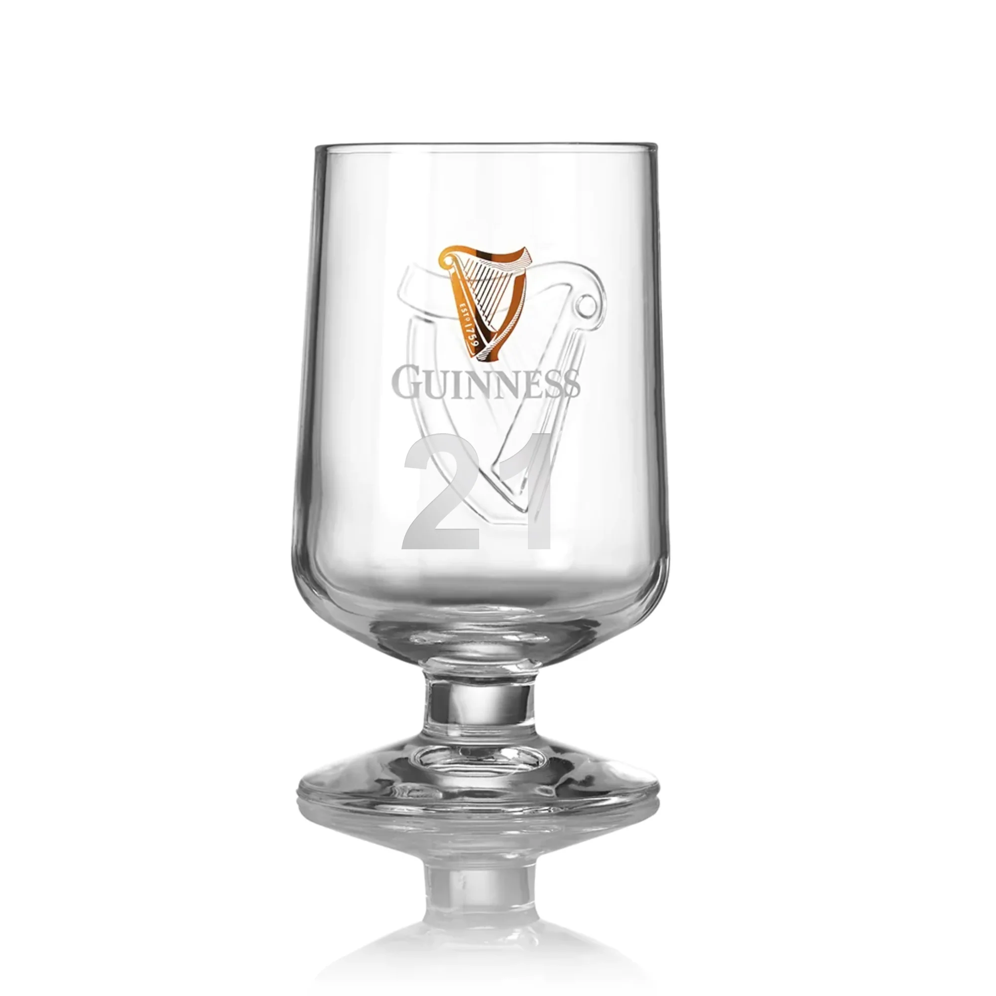 Guinness Embossed Stem Glass - Image 5