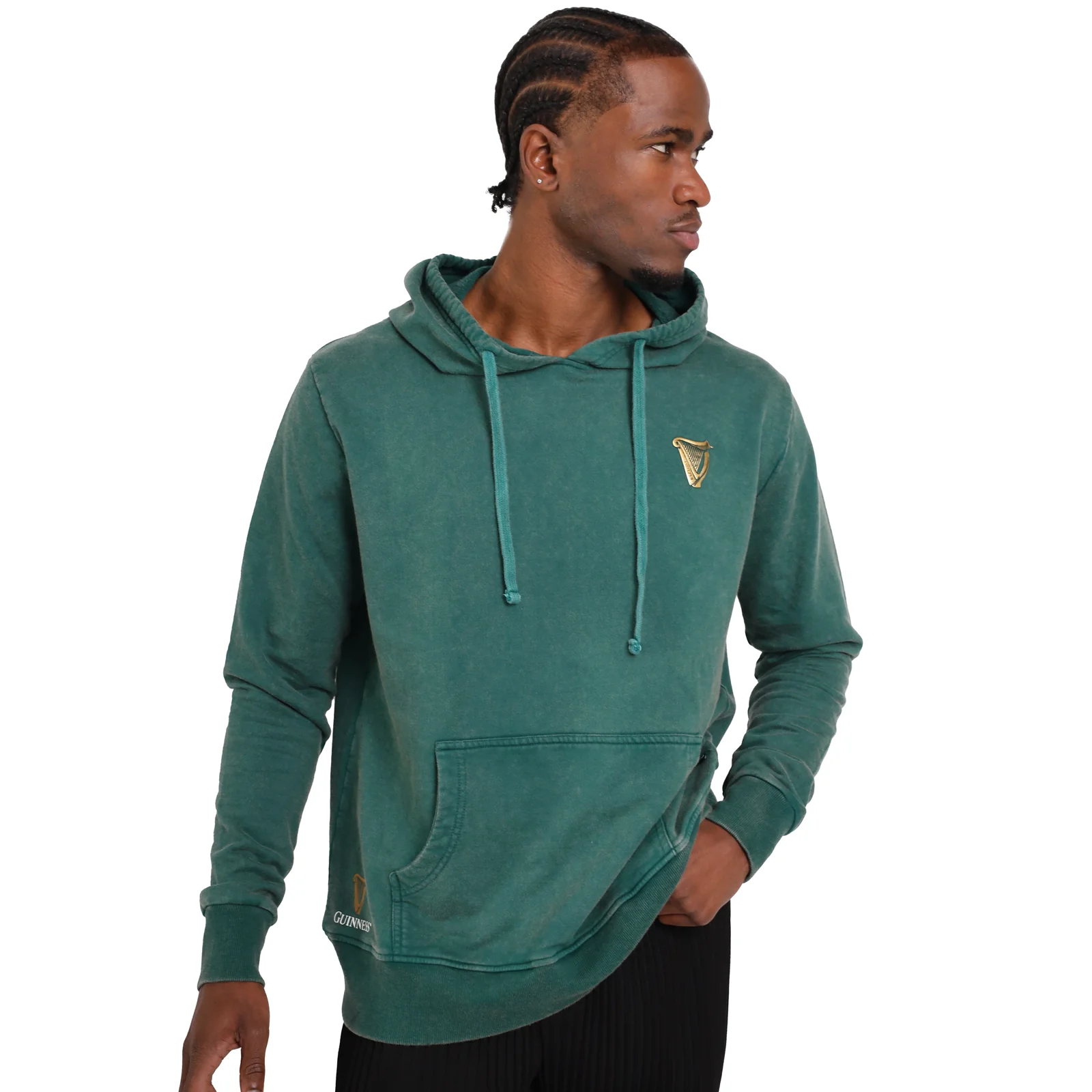 Guinness Forest Green & Gold Toucan Hoodie - Image 3