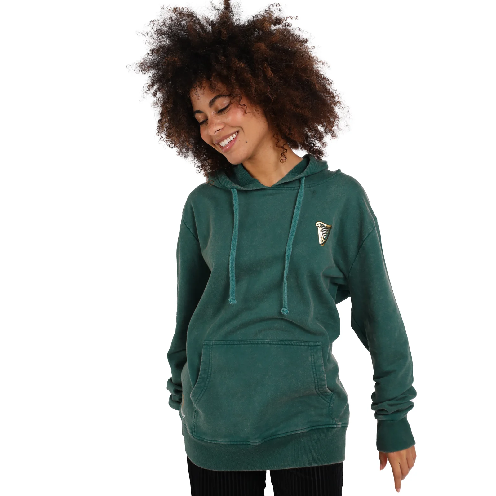 Guinness Forest Green & Gold Toucan Hoodie - Image 4
