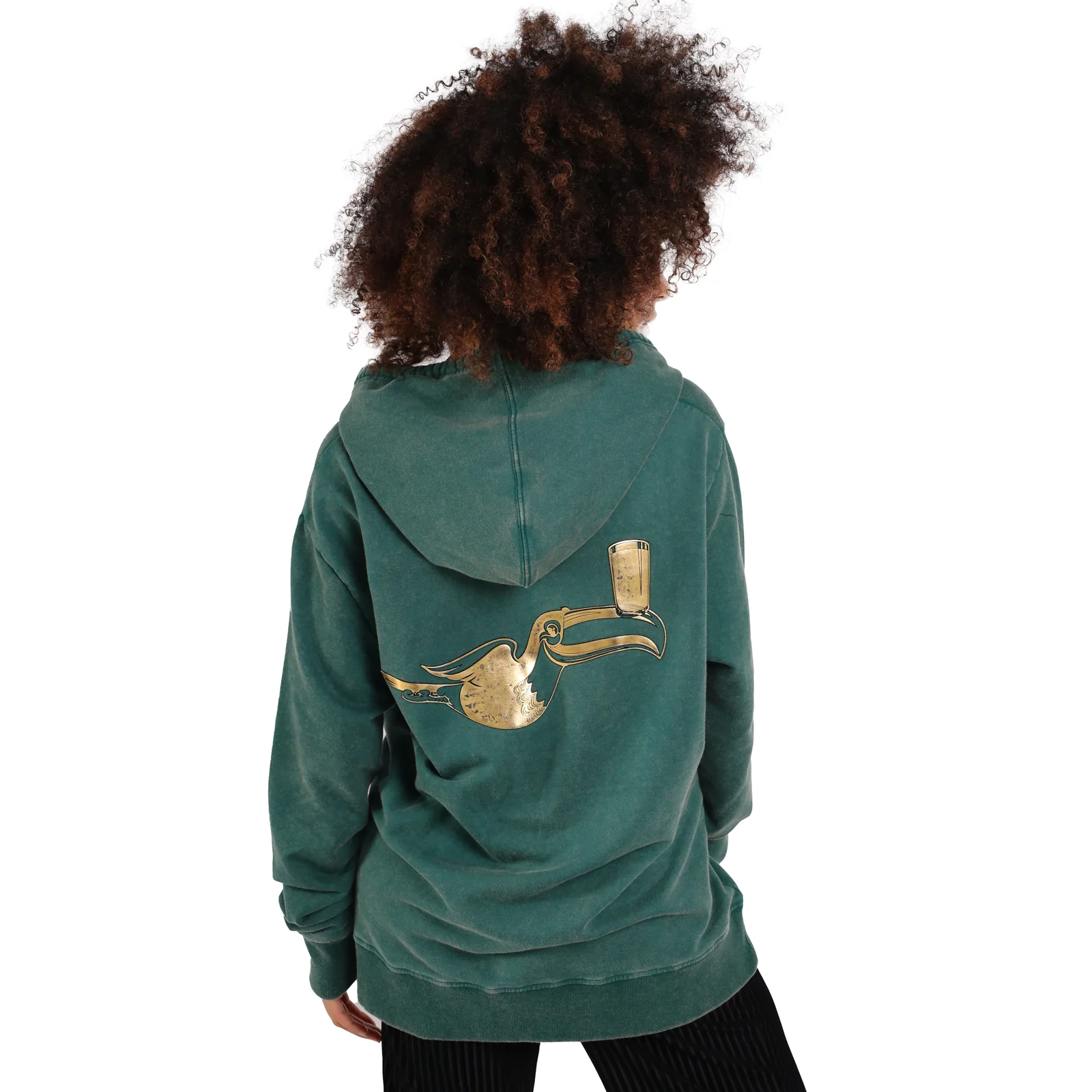 Guinness Forest Green & Gold Toucan Hoodie - Image 5