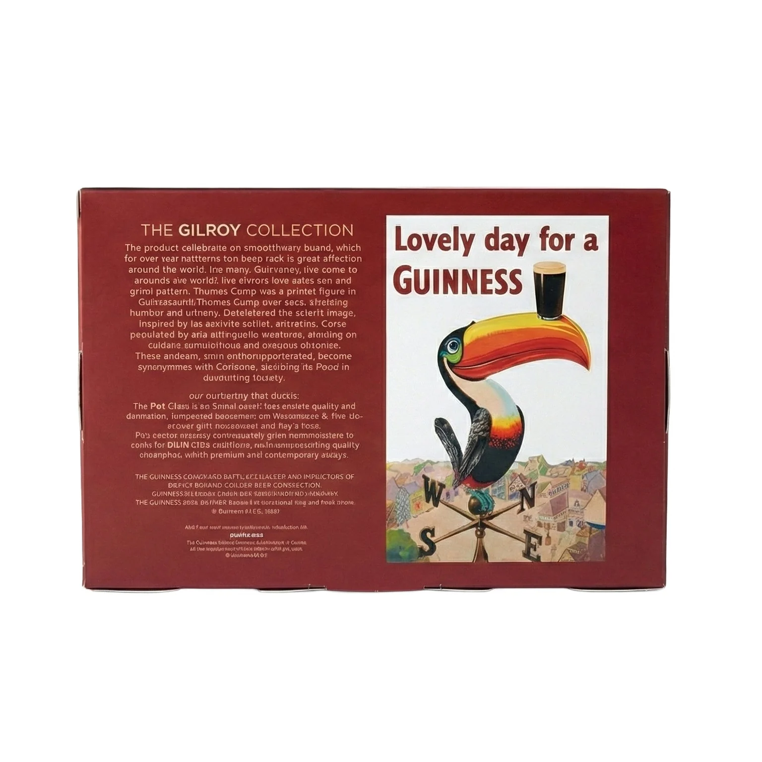 Guinness Gilroy Toucan & Tortoise Pint Glass Set - Image 7