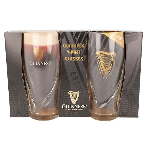 Guinness Half Pint Glass 2 Pack - Image 2