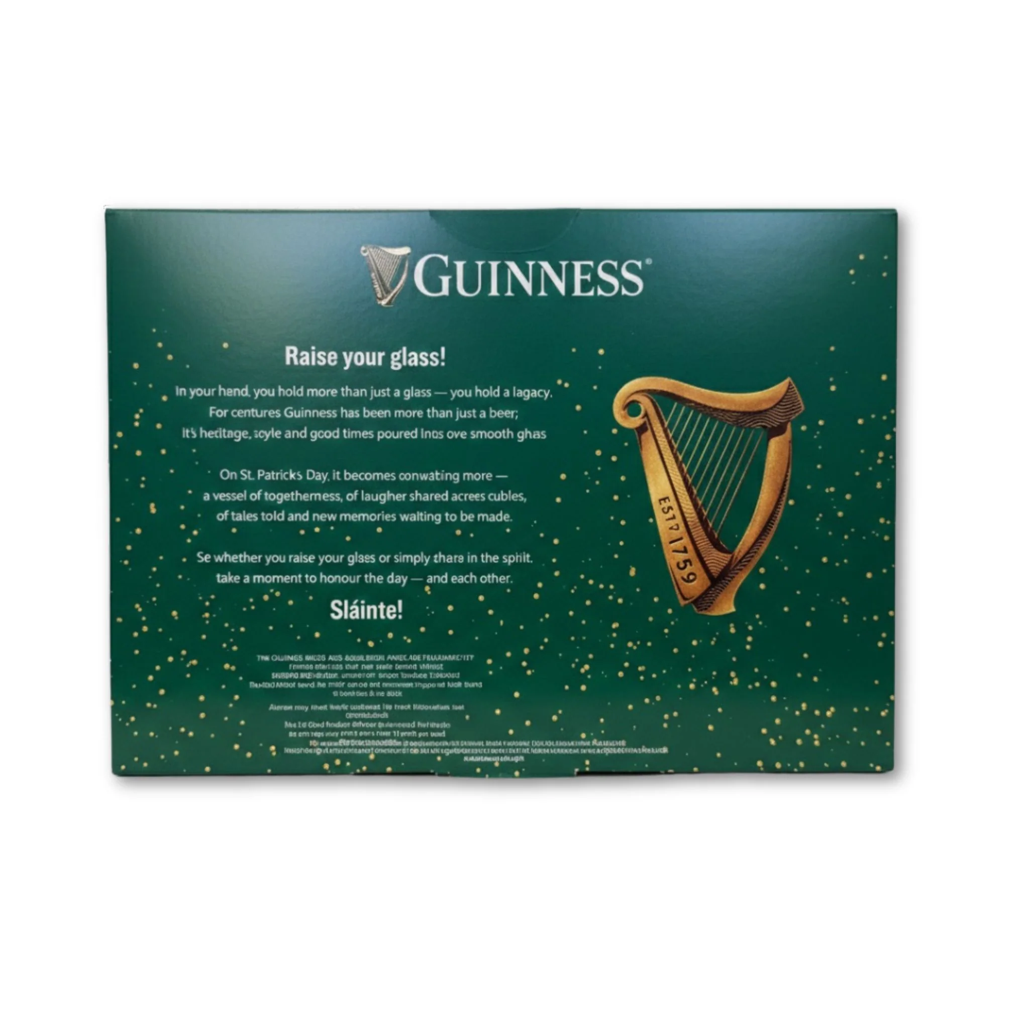 Guinness Gravity Pint Glass 2 Pack Gift Set - Image 9