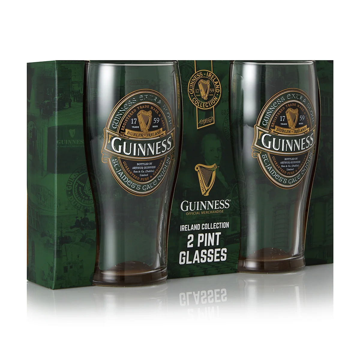 Guinness Ireland Collection Pint Glass Twin Pack - Image 4