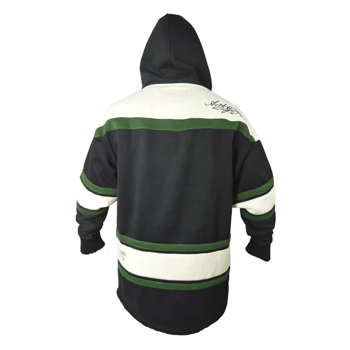 Guinness Green Hockey Style Hooded Sweatshirt - Image 3