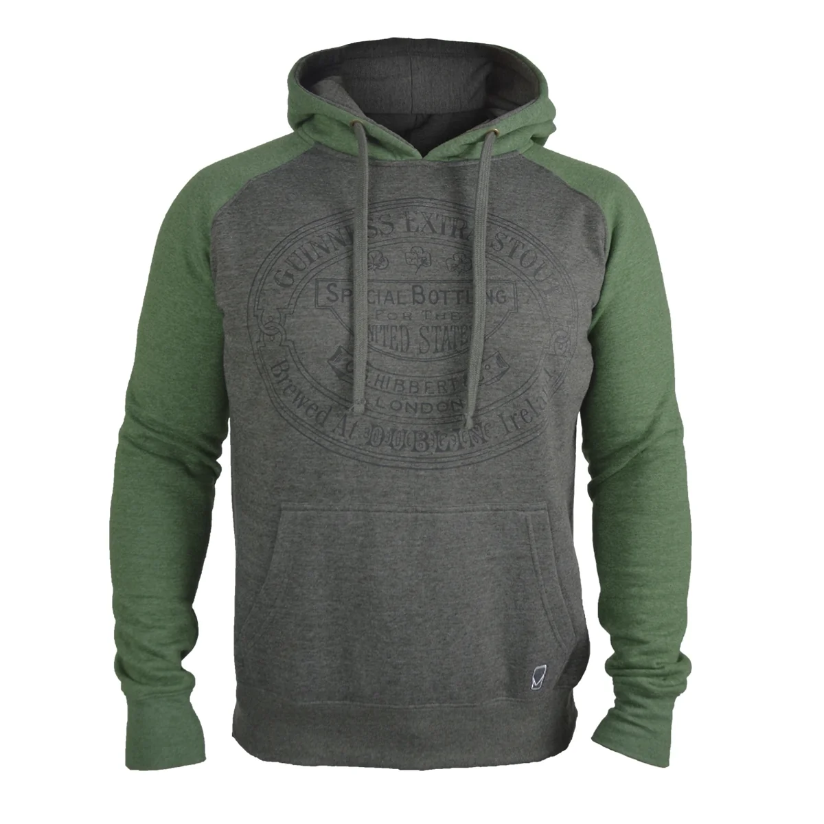 Guinness Grey and Green Hoodie - Image 3