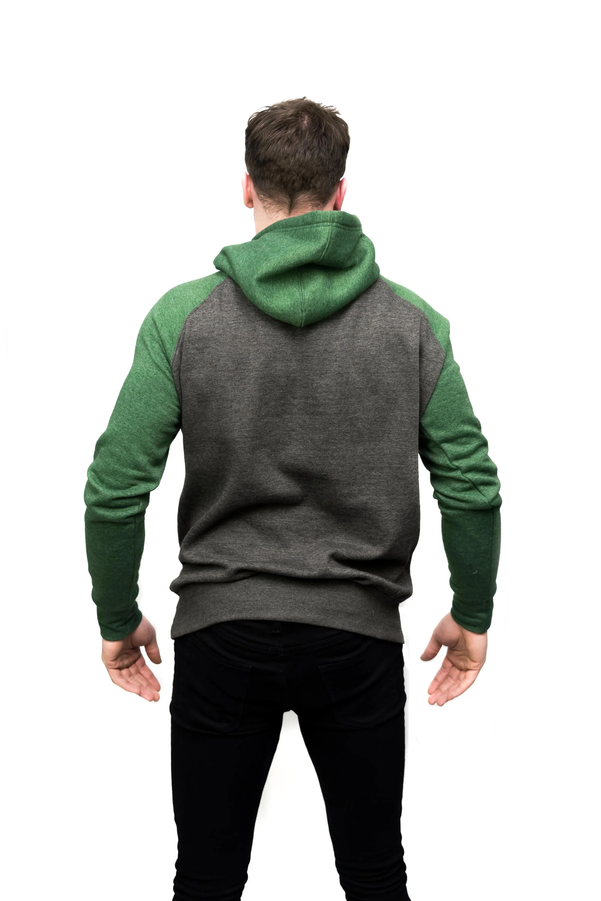 Guinness Grey and Green Hoodie - Image 7