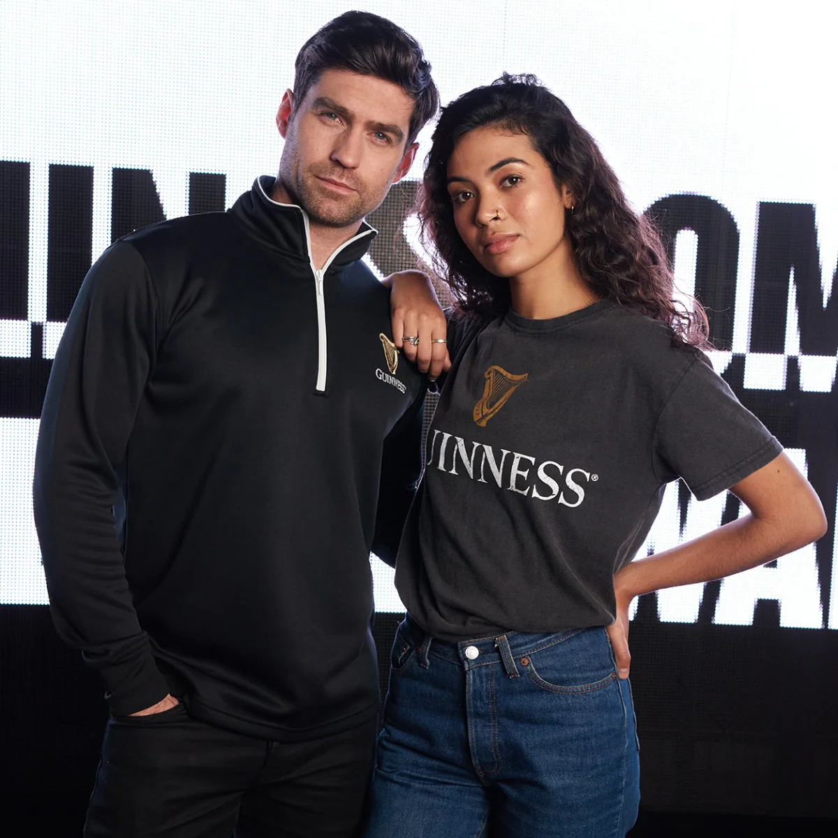Guinness Harp Half Zip Sweater - Image 3