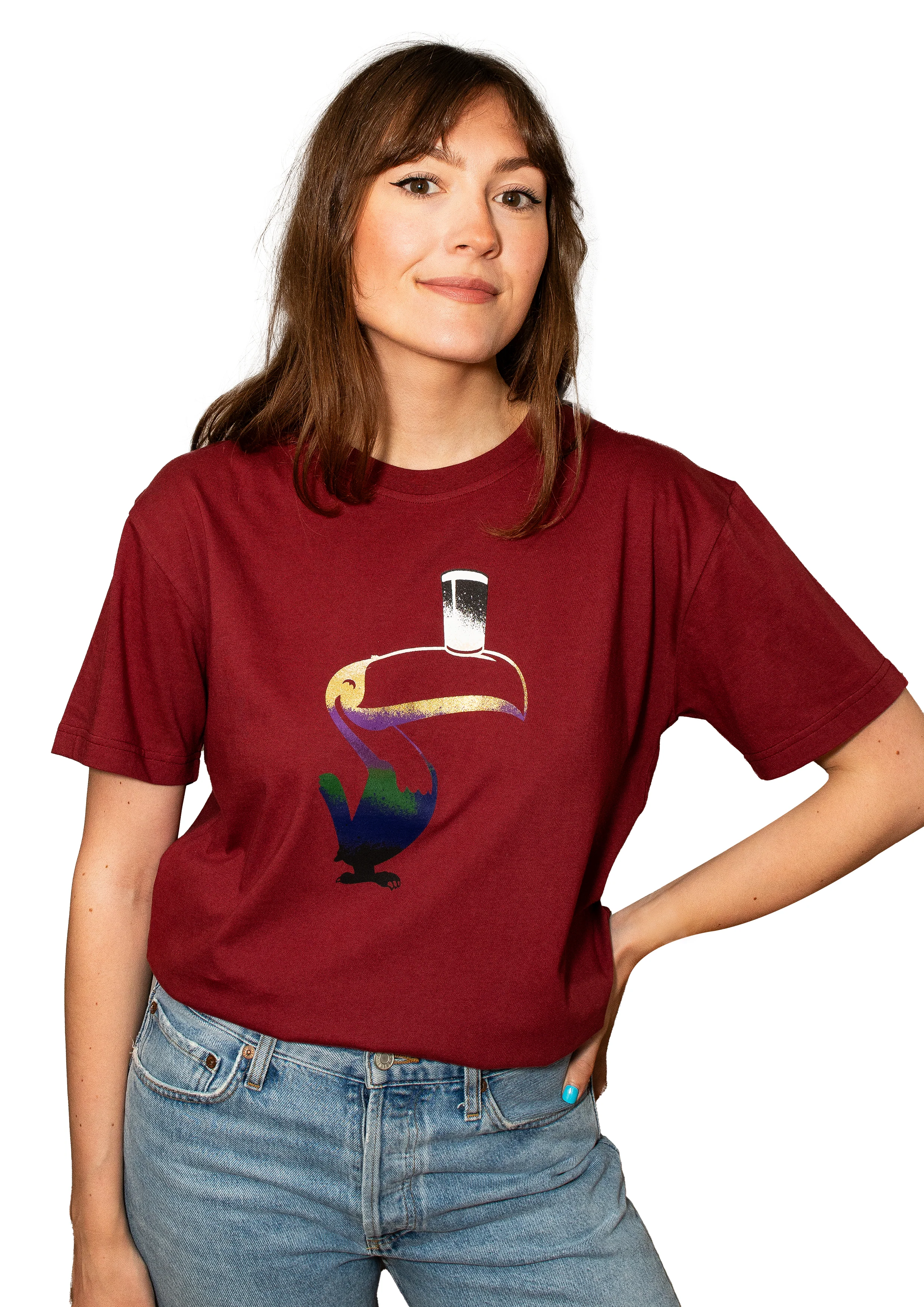 Guinness Liquid Toucan Tee - Red - Image 3