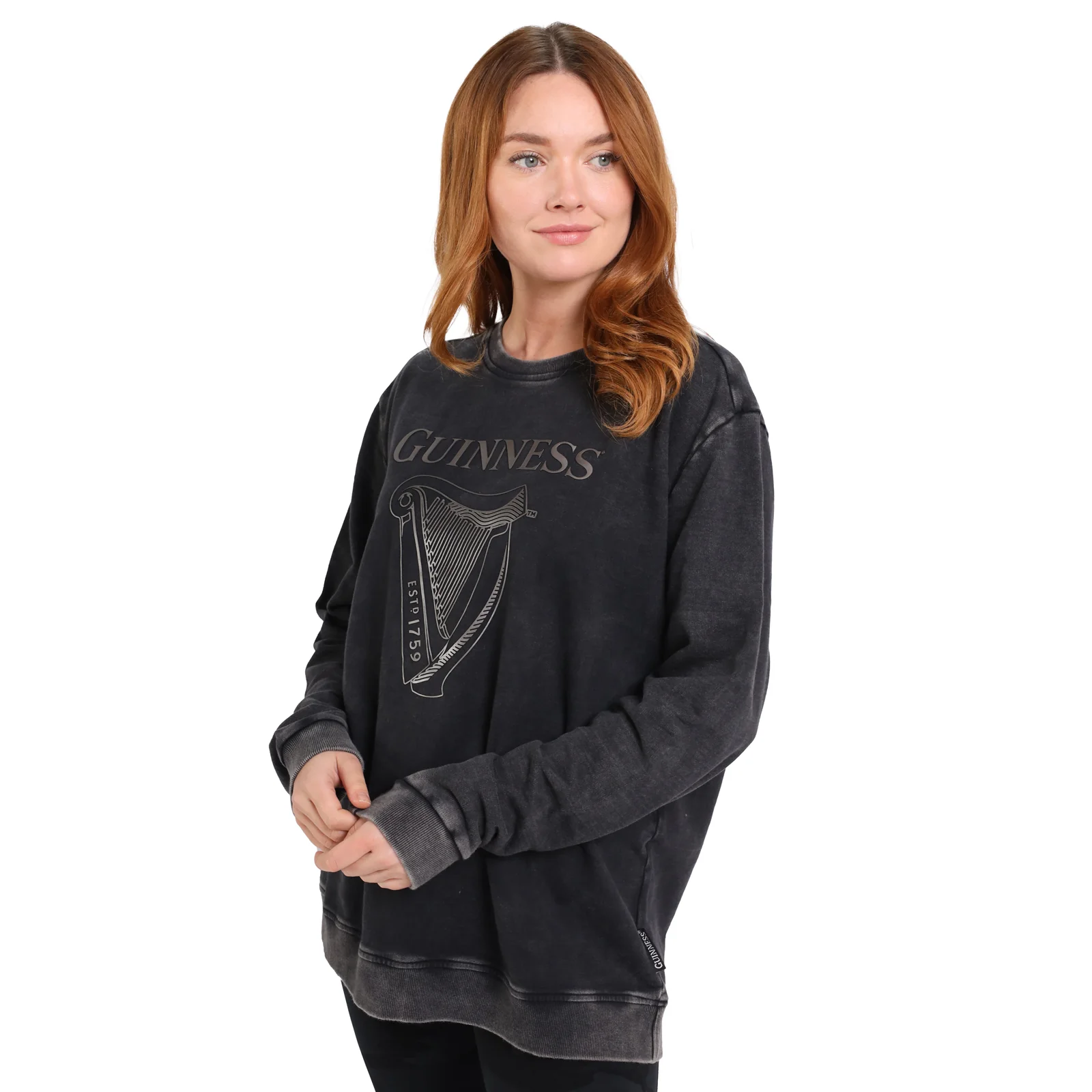 Guinness Embossed Print Trademark Sweater - Image 4