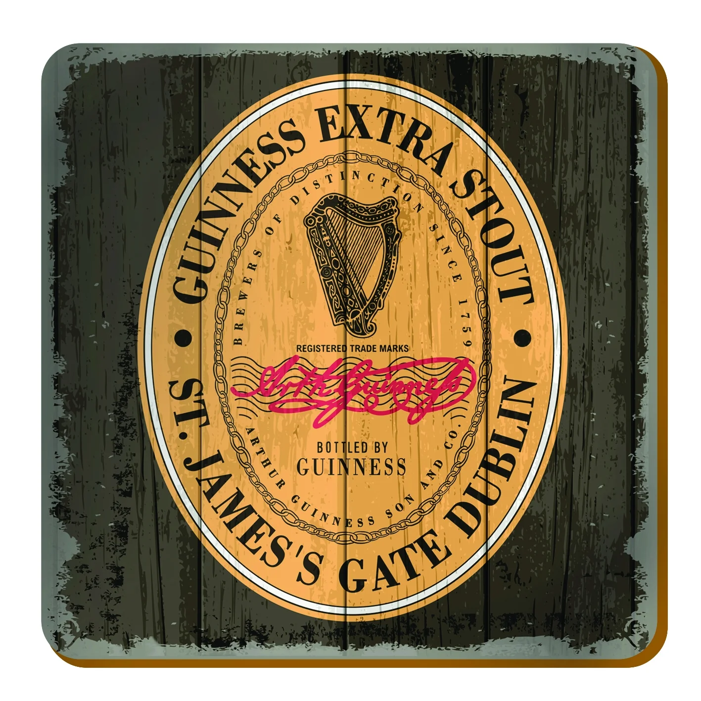 Guinness Nostalgic Coaster - Label