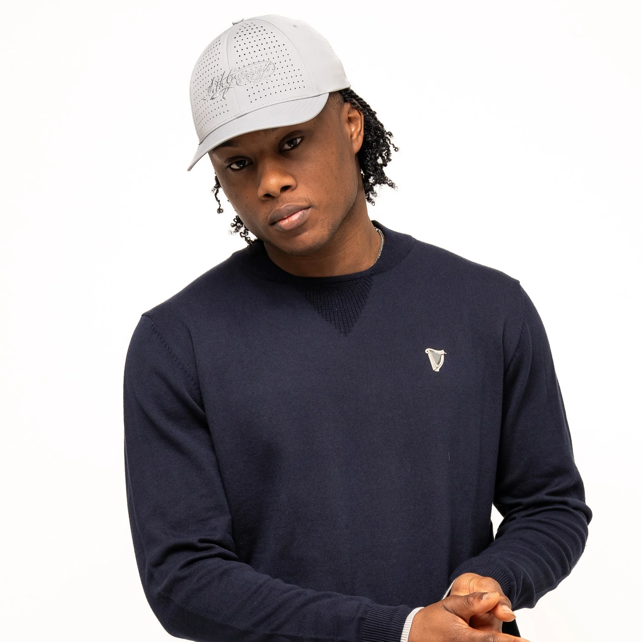 Guinness Performance Cotton Sweater - Navy - Image 8