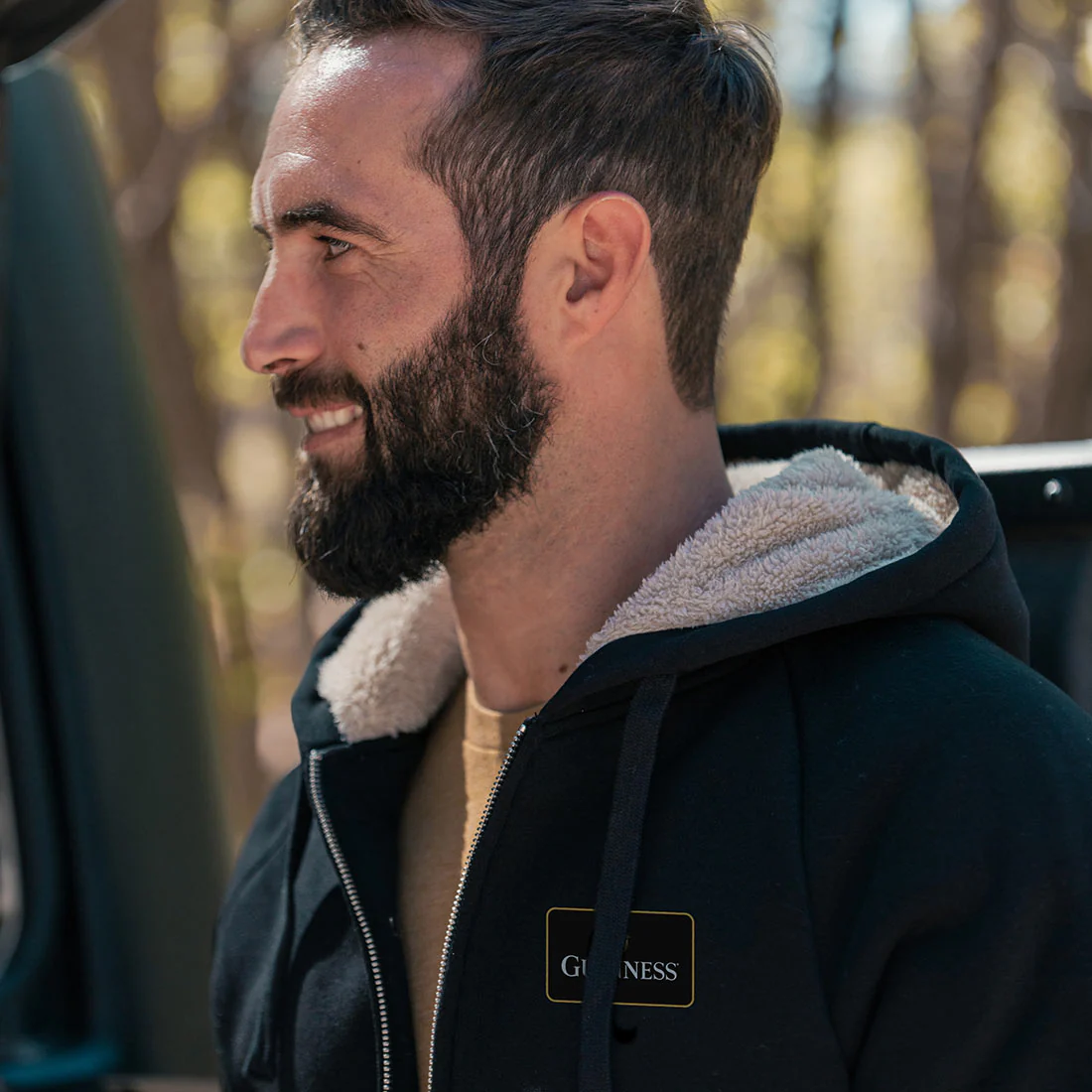 Guinness Sherpa Lined Hoodie - Image 3