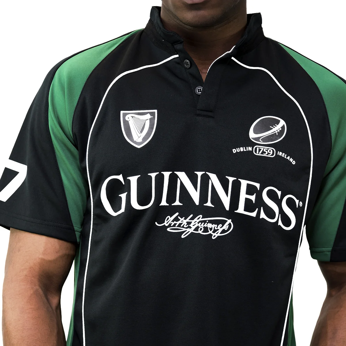 Guinness Short Sleeve Performance Rugby Jersey - Image 5