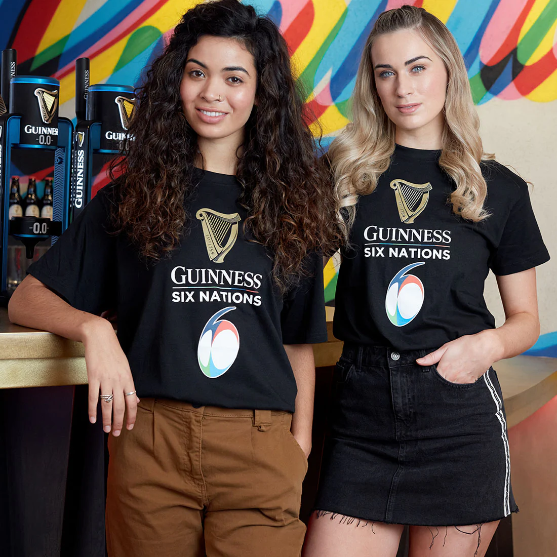 Guinness Six Nations Black Tee