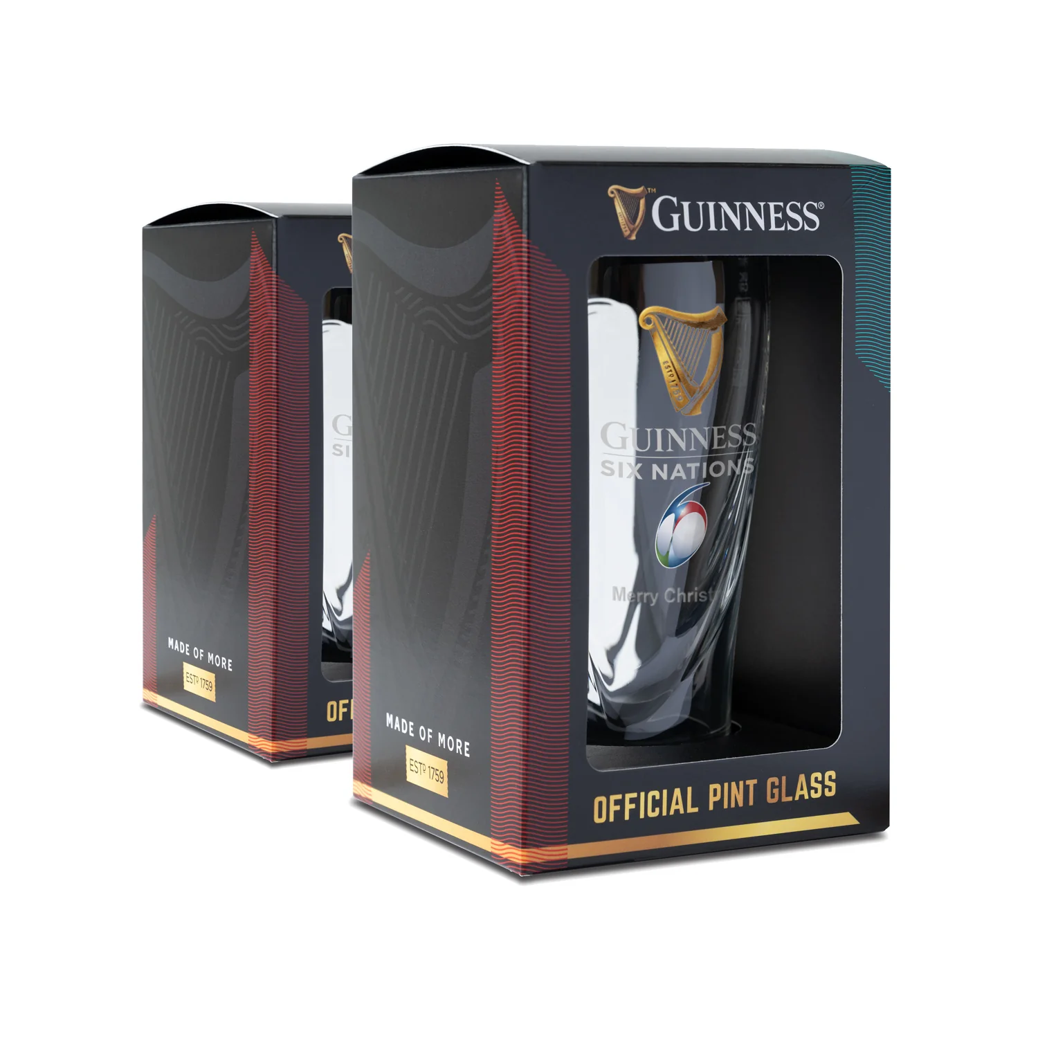 Guinness Six Nations Pint Glass - 2 Pack - Image 12