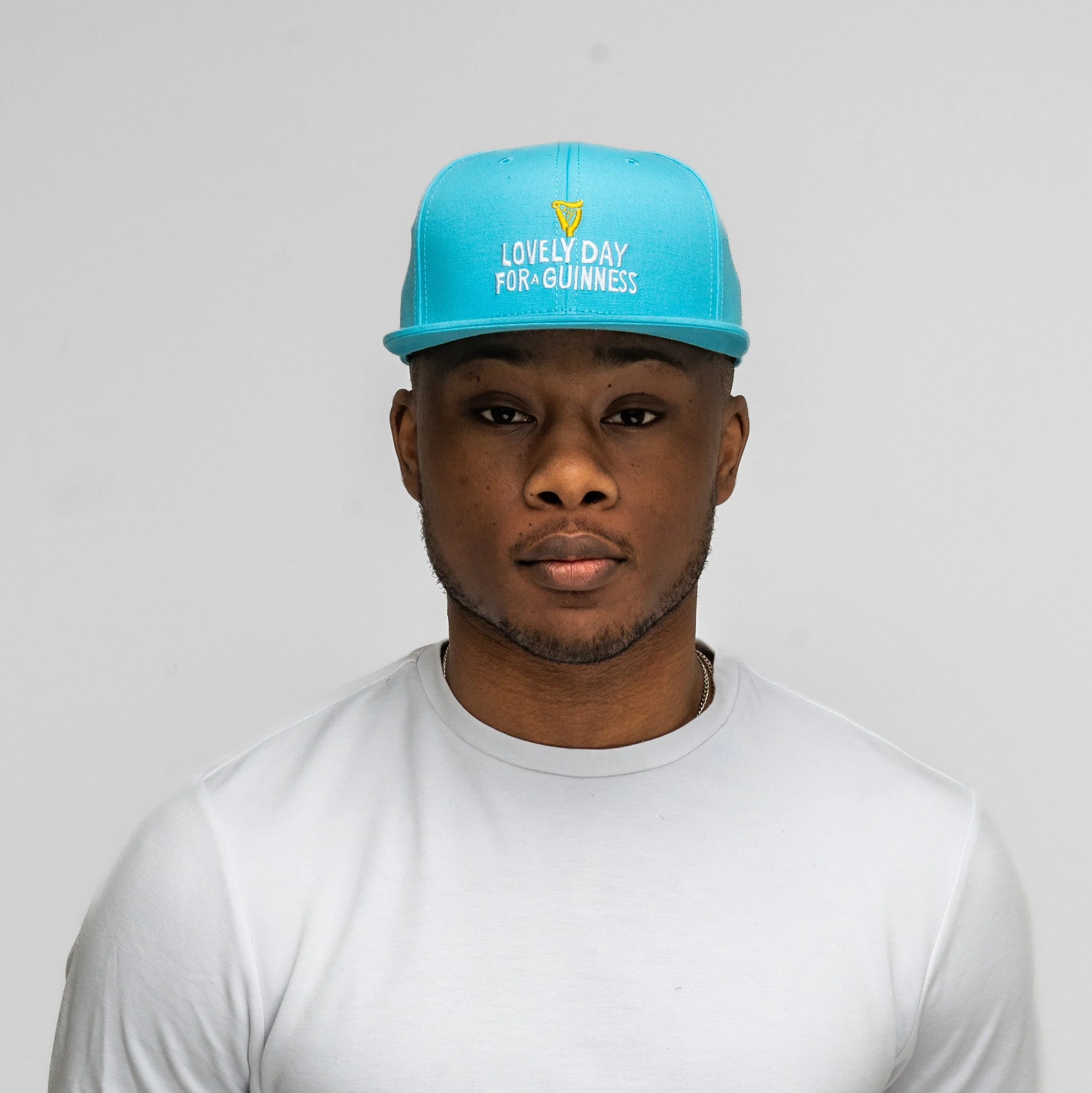 Guinness Summer Collection Lovely Day Flat Brim Cap - Blue - Image 4