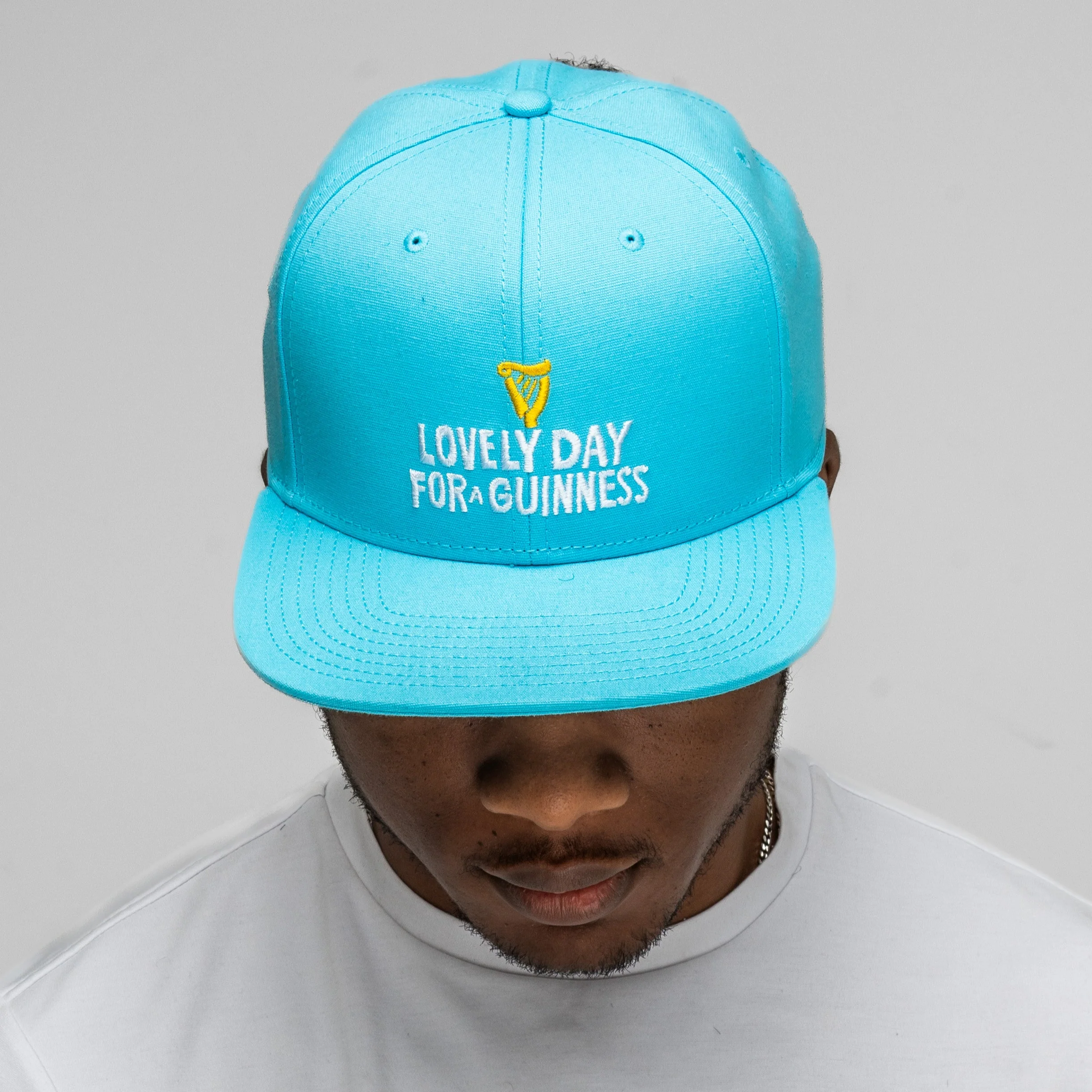 Guinness Summer Collection Lovely Day Flat Brim Cap - Blue - Image 5