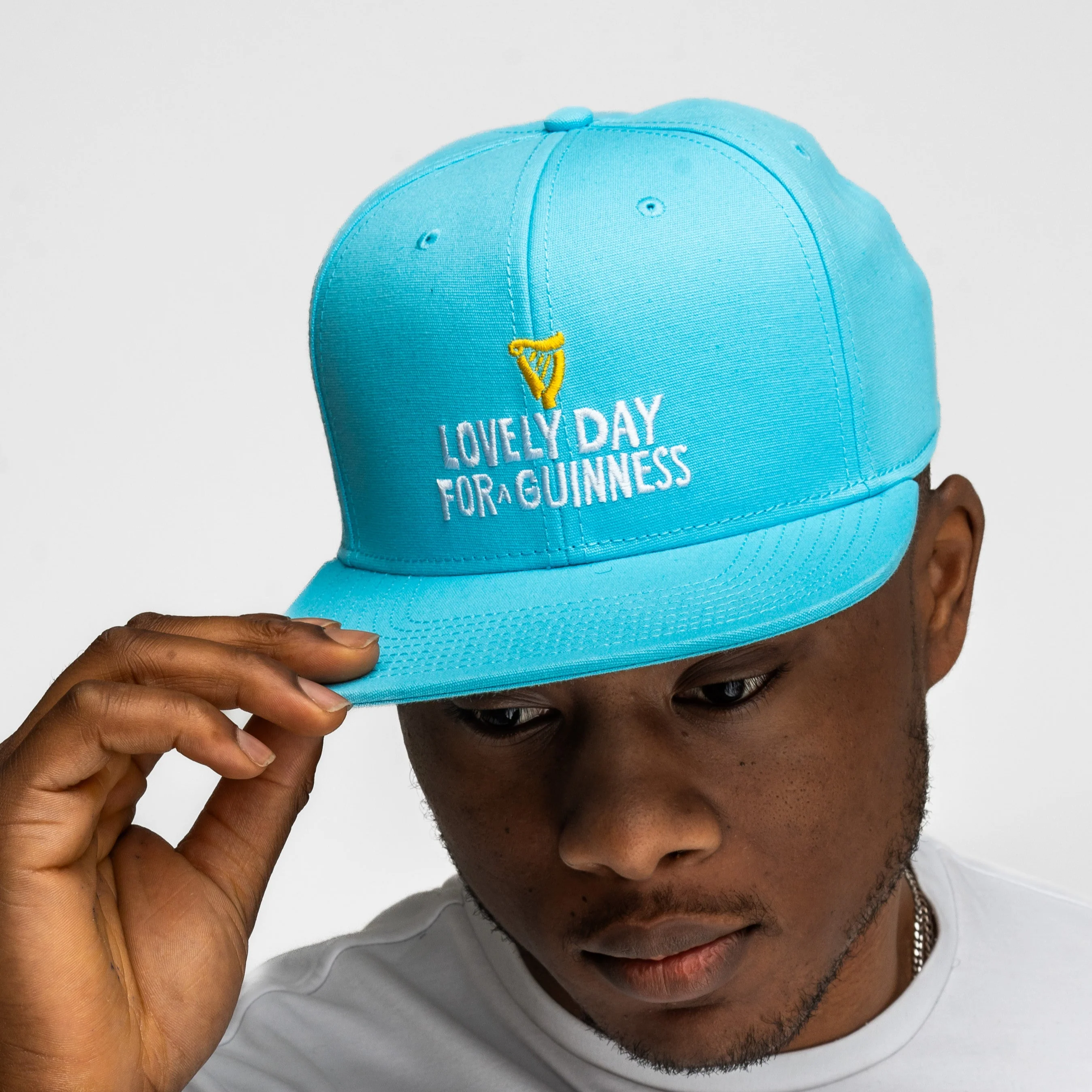 Guinness Summer Collection Lovely Day Flat Brim Cap - Blue - Image 7