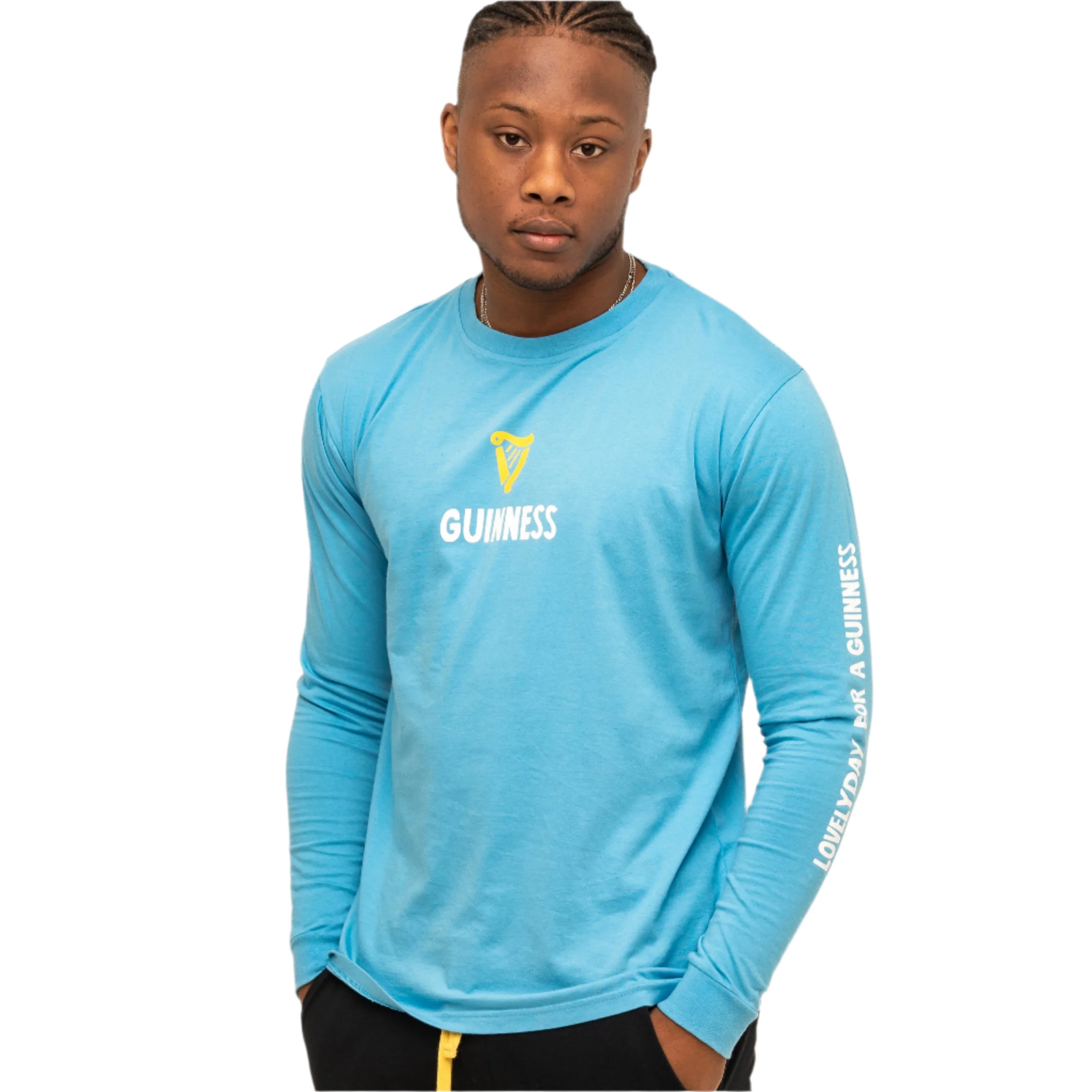 Guinness Summer Collection Lovely Day Longsleeve Tee - Blue - Image 3
