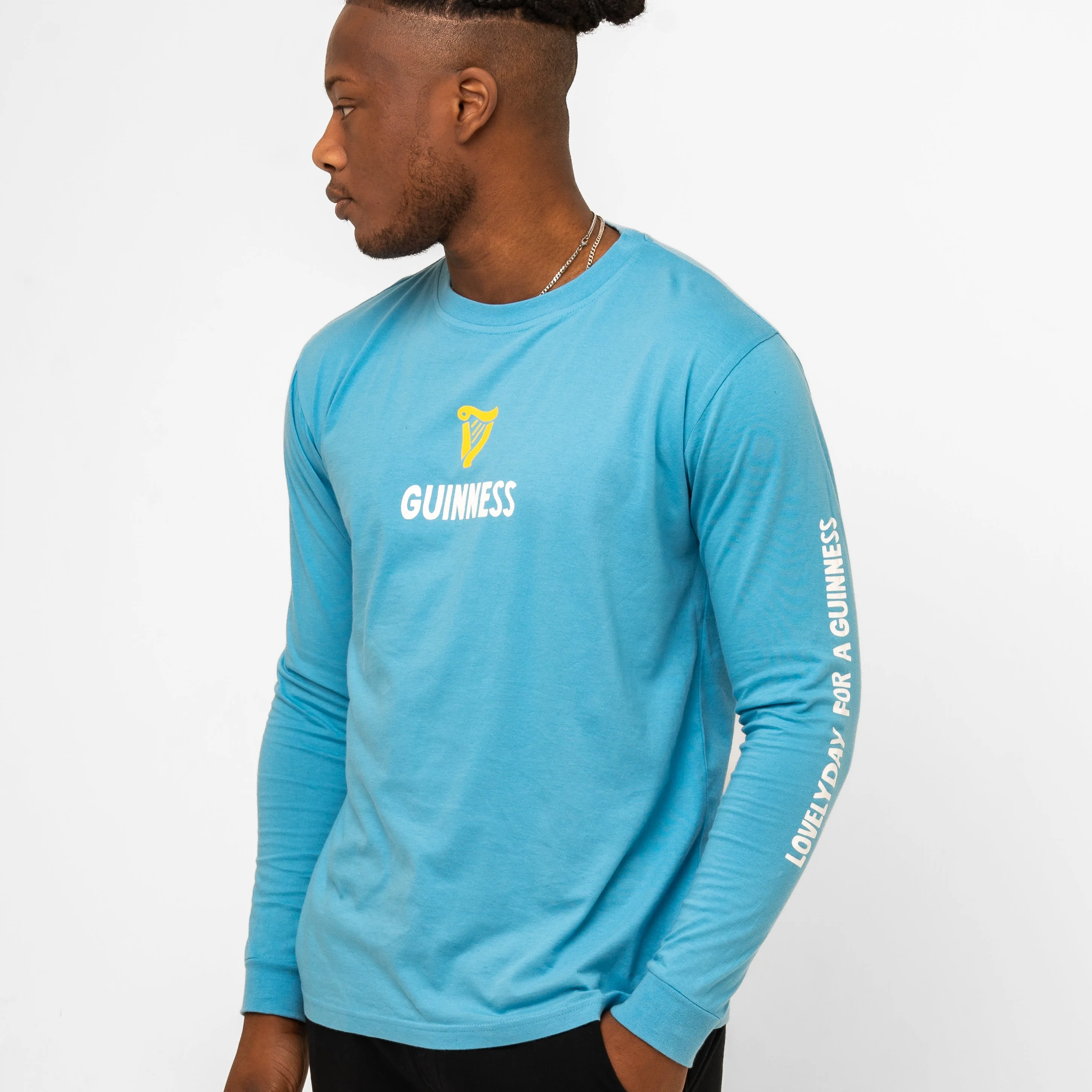 Guinness Summer Collection Lovely Day Longsleeve Tee - Blue - Image 5
