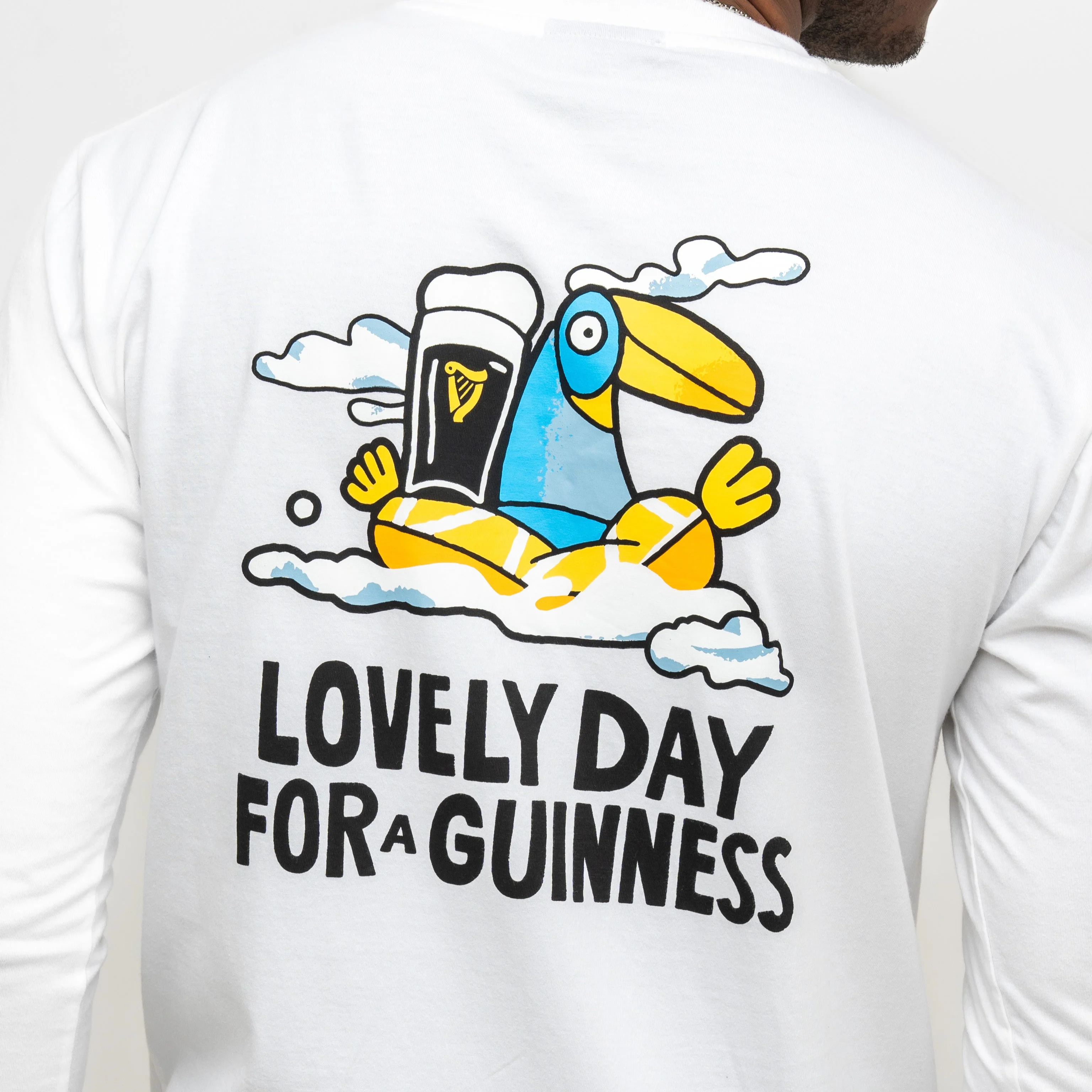 Guinness Summer Collection Lovely Day Longsleeve Tee - White - Image 7