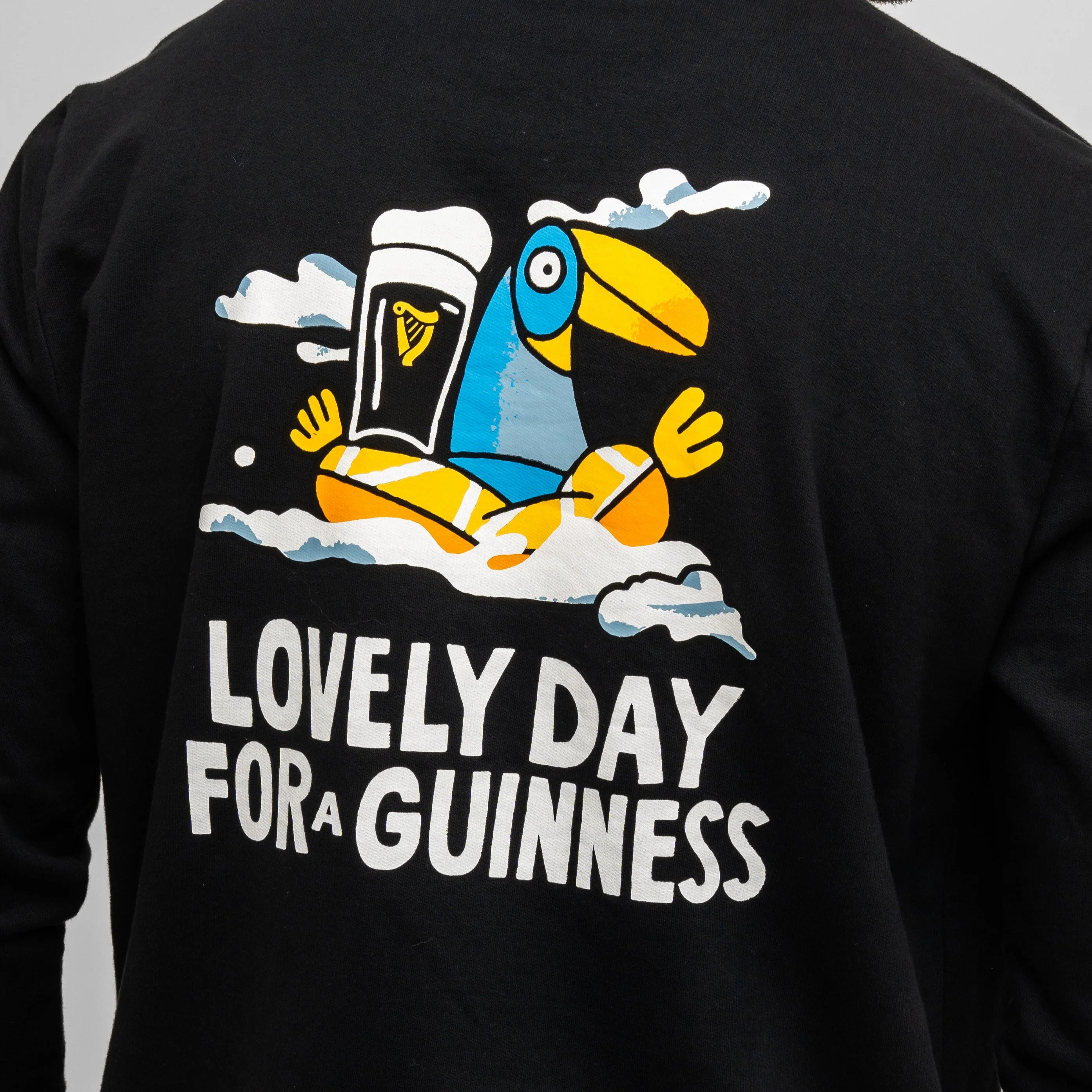 Guinness Summer Collection Lovely Day Sweatshirt - Black - Image 3